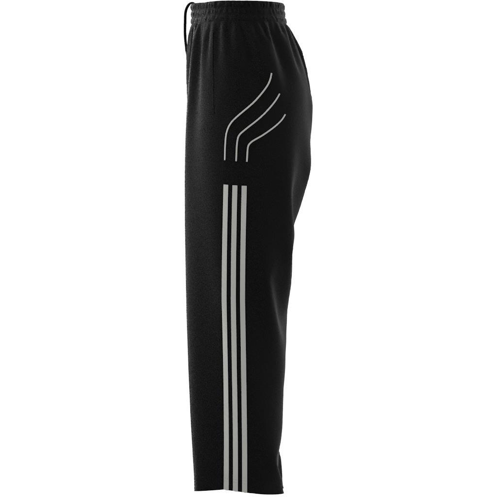 Piping Loose Track Tracksuit Bottoms, Black, A701_ONE, large image number 8