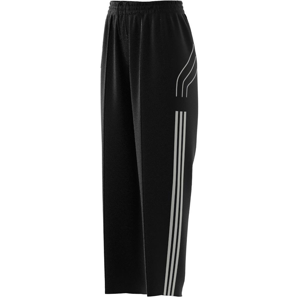 Piping Loose Track Tracksuit Bottoms, Black, A701_ONE, large image number 12