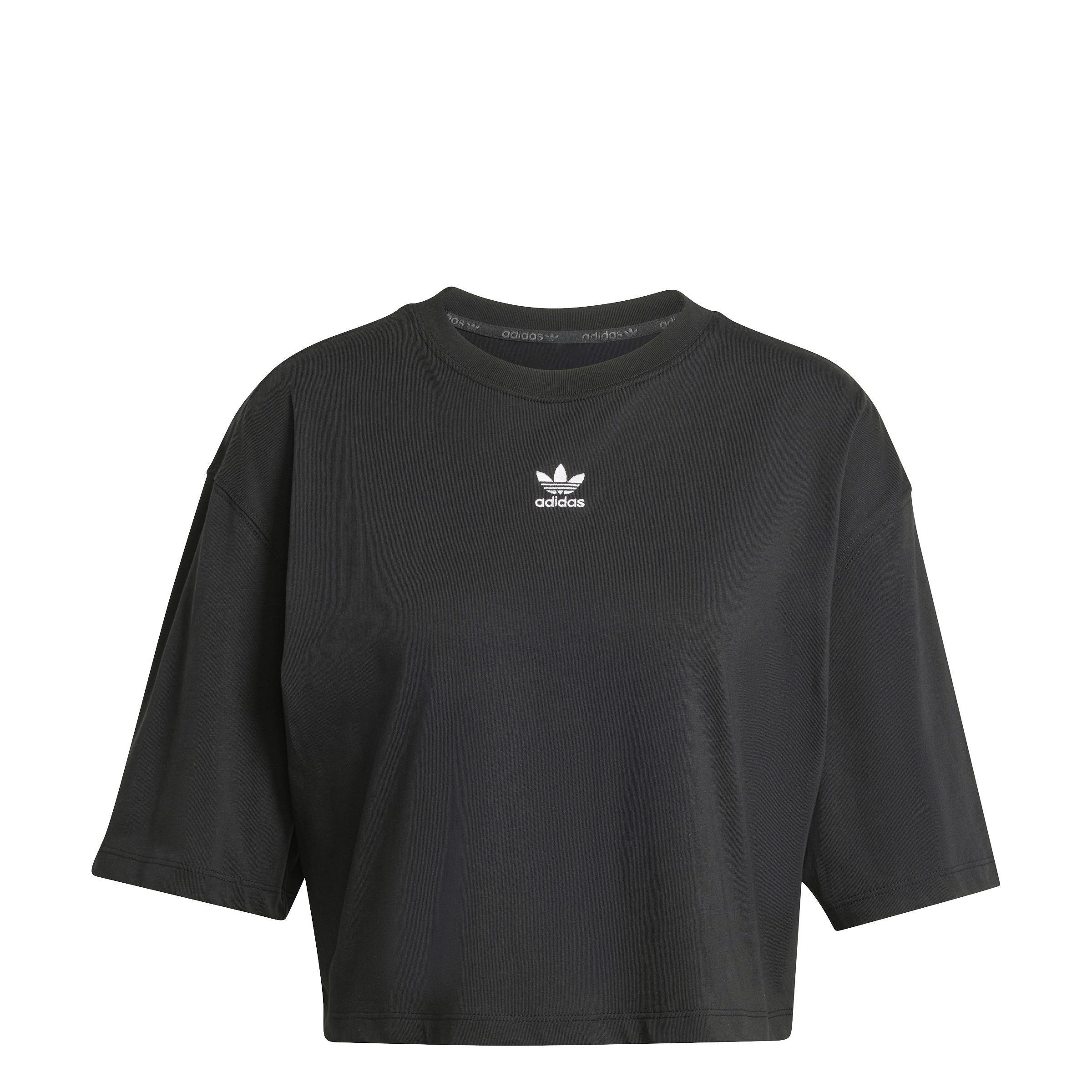 Essentials Crop T-Shirt, Black, , large image number 0
