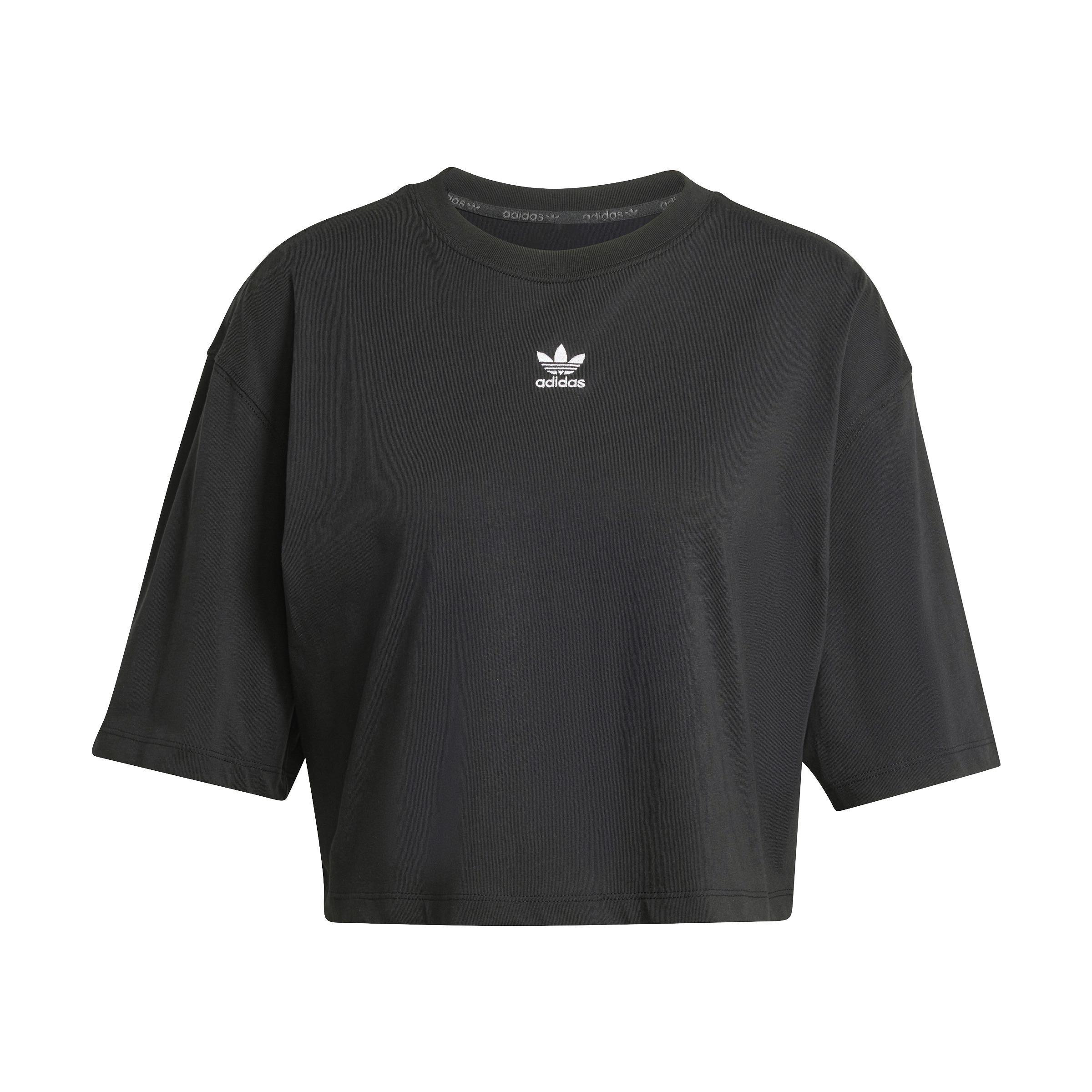 Essentials Crop T-Shirt, Black, , large image number 1