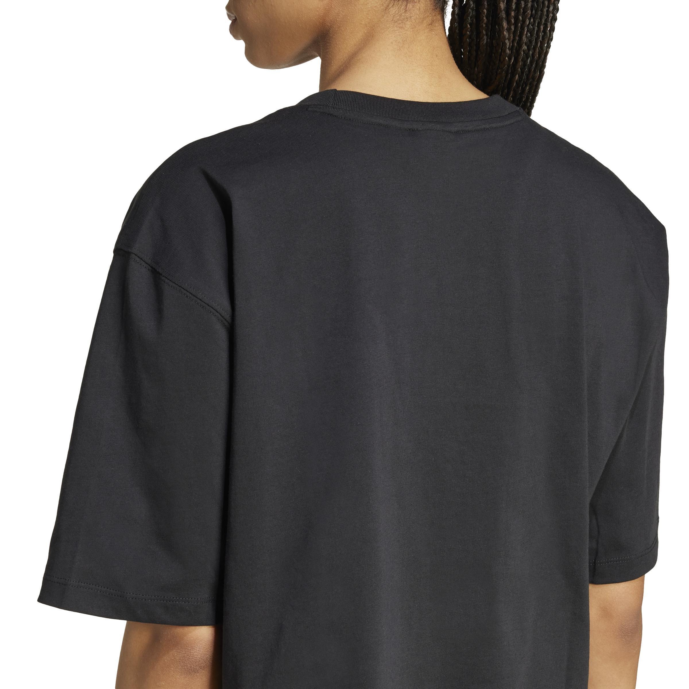 Essentials Crop T-Shirt, Black, , large image number 4