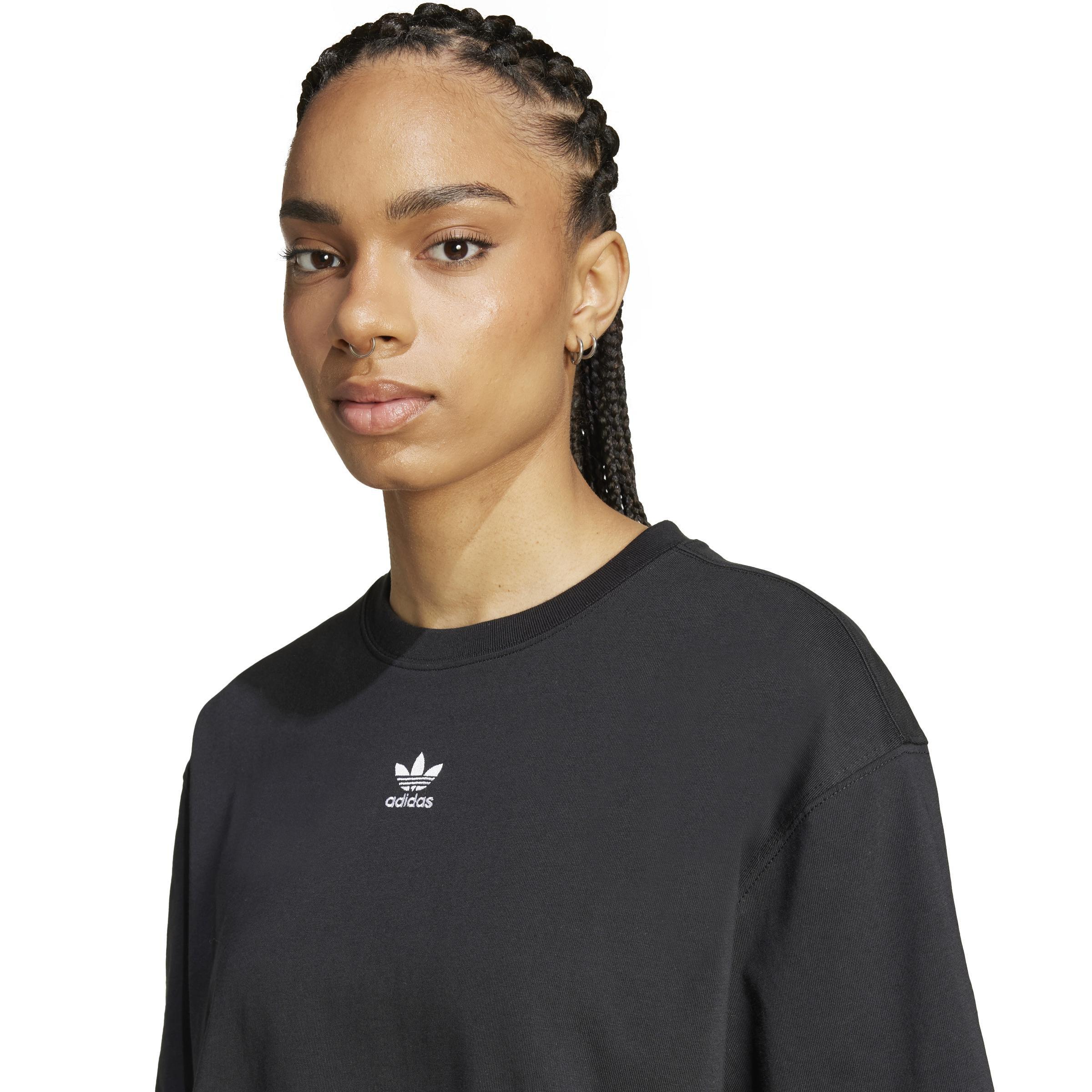 Essentials Crop T-Shirt, Black, , large image number 5