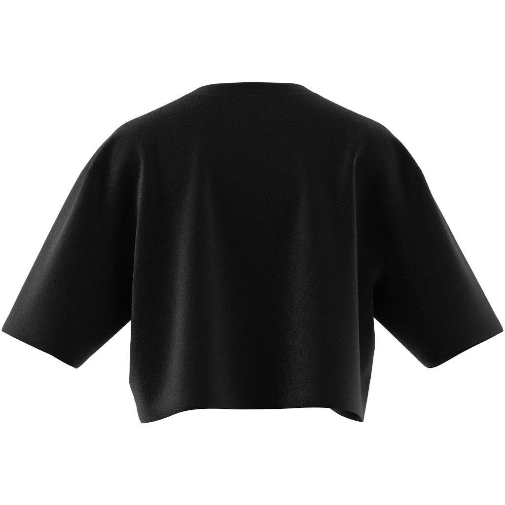 Essentials Crop T-Shirt, Black, , large image number 7