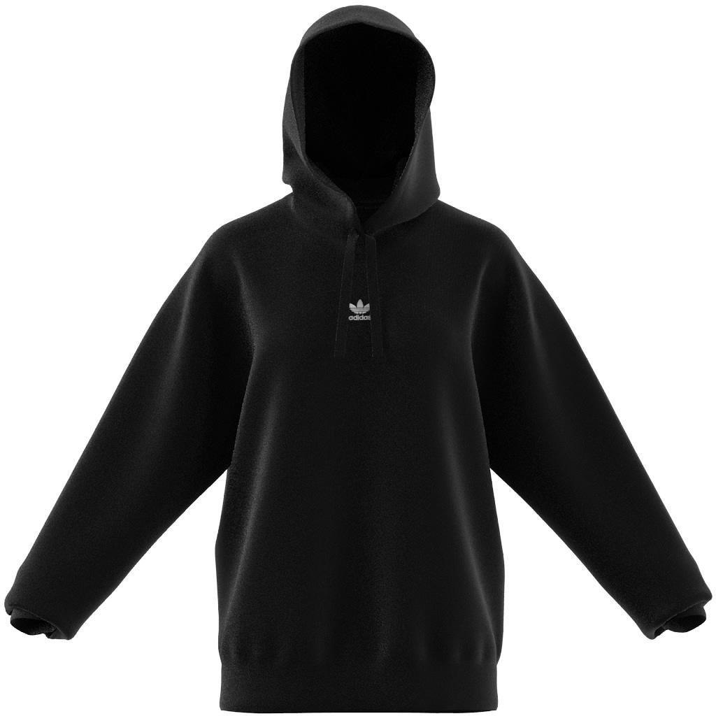 Essentials Loose Fleece Hoodie, Black, A701_ONE, large image number 6