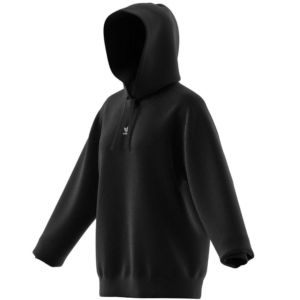 Essentials Loose Fleece Hoodie, Black, A701_ONE, large image number 8