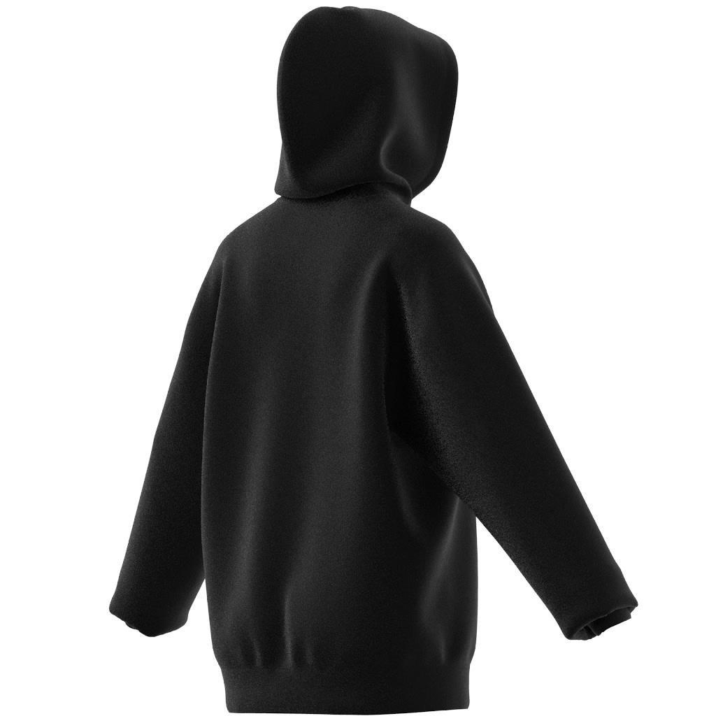 Essentials Loose Fleece Hoodie, Black, A701_ONE, large image number 13