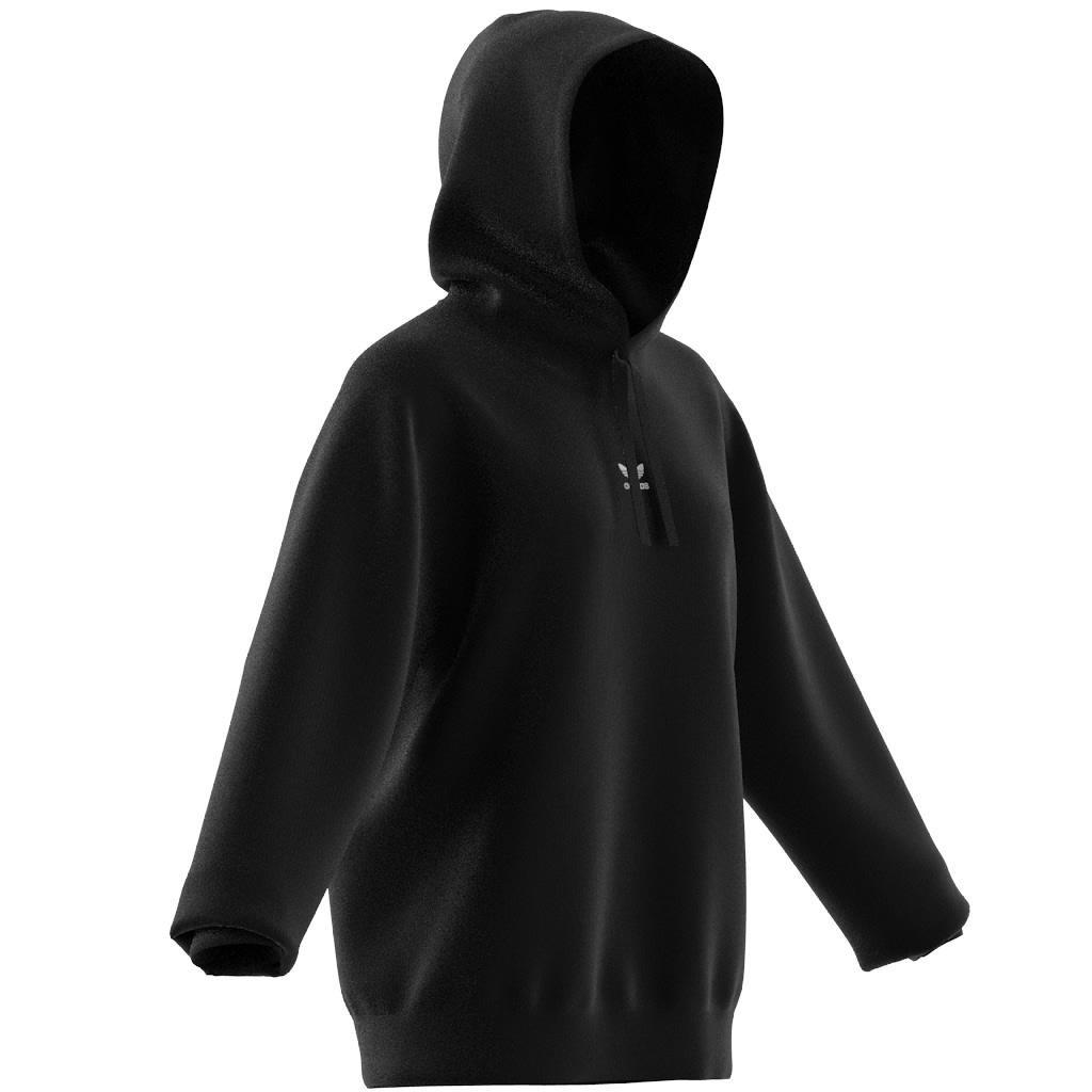 Essentials Loose Fleece Hoodie, Black, A701_ONE, large image number 14