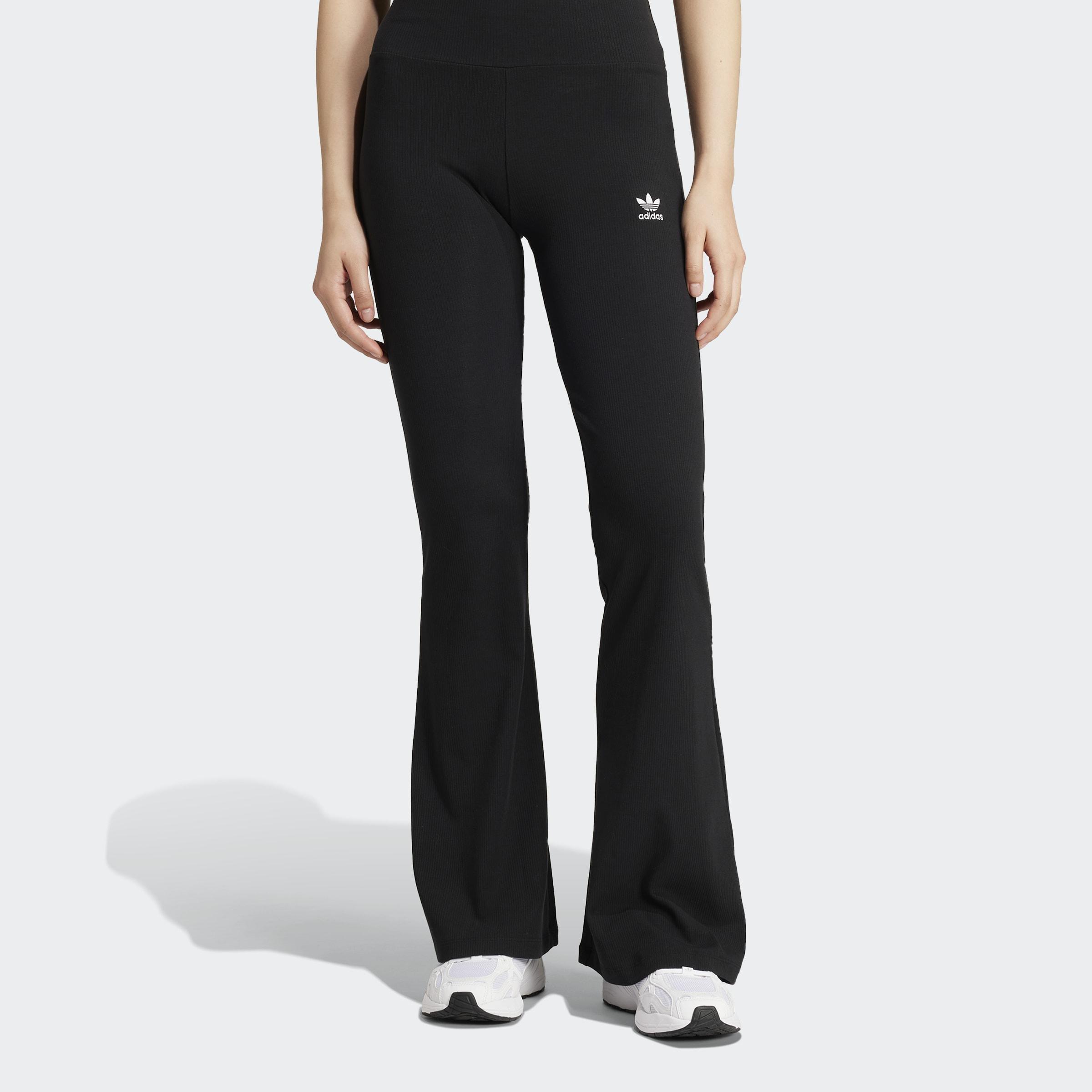 Essentials Rib Flared Leggings, Black, A701_ONE, large image number 0