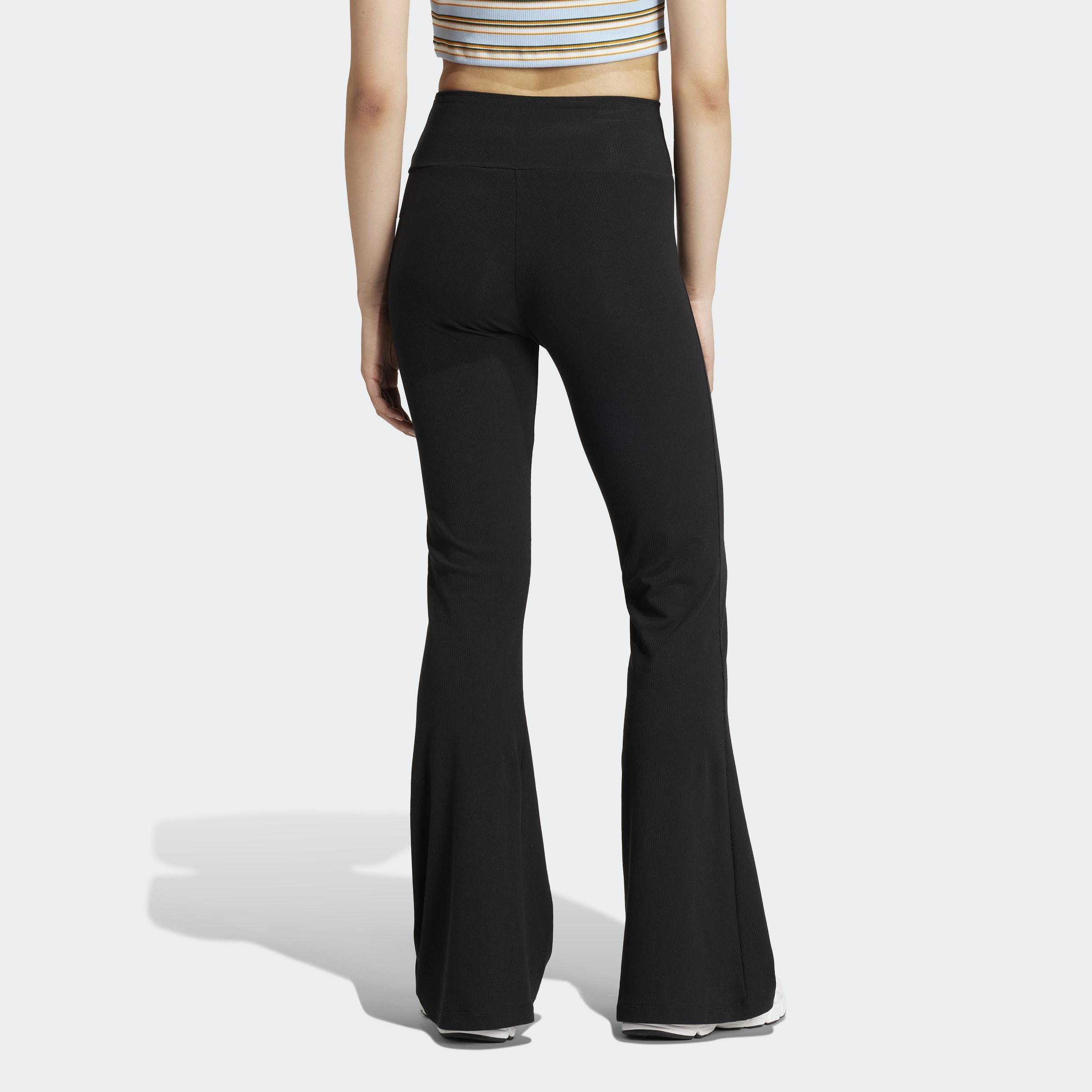 Essentials Rib Flared Leggings, Black, A701_ONE, large image number 2