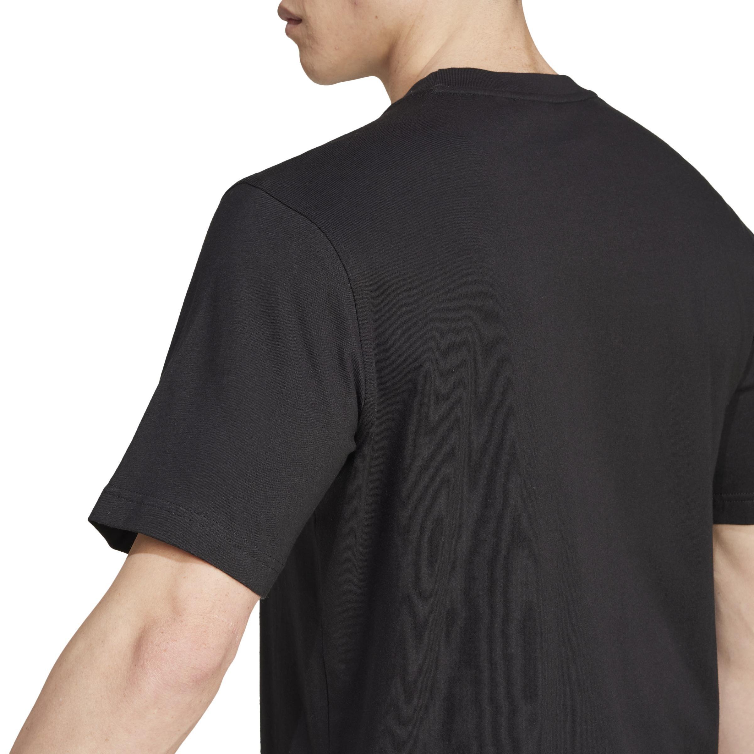 Trefoil Essentials T-Shirt, Black, A701_ONE, large image number 4