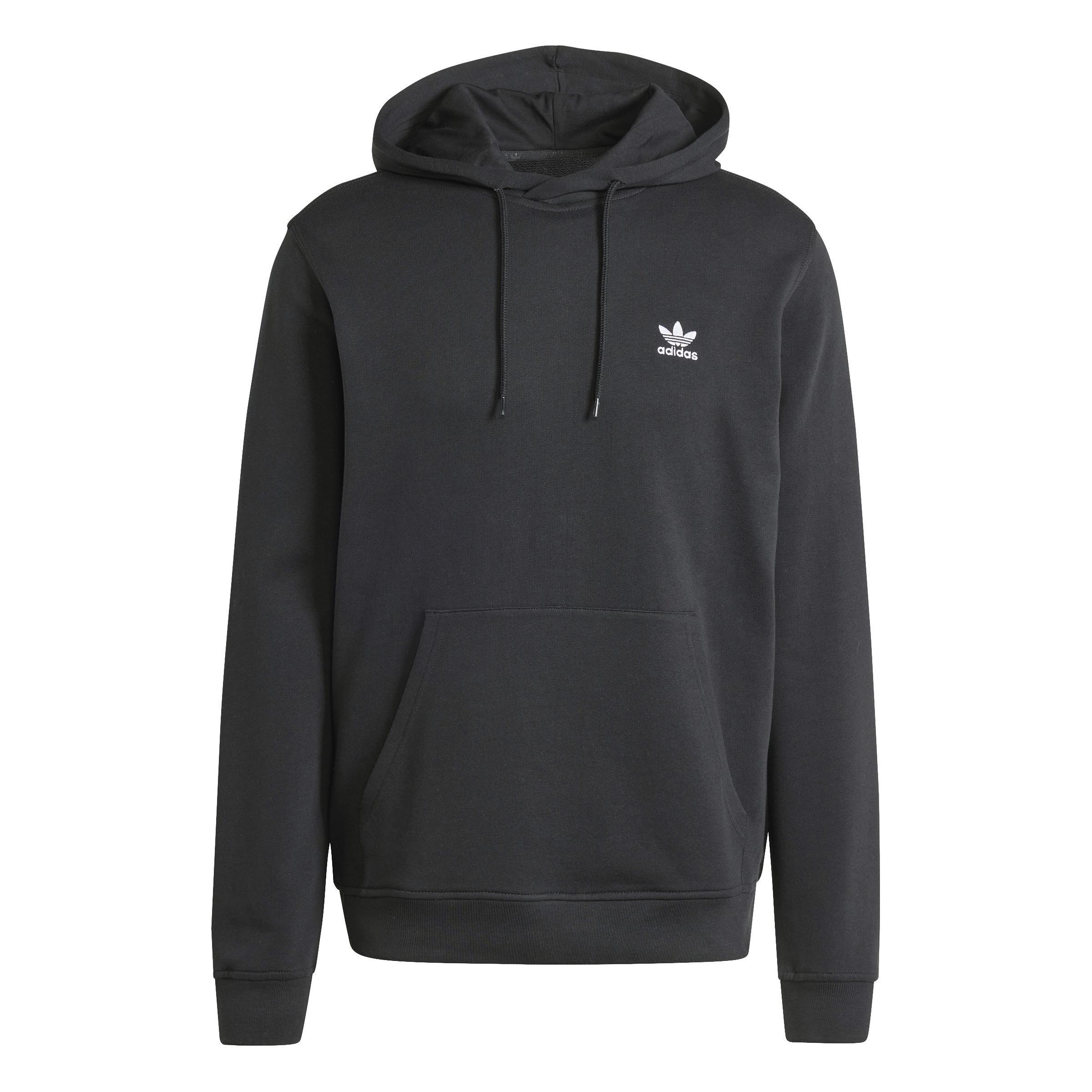 Trefoil Essentials Hoodie, Black, A701_ONE, large image number 0