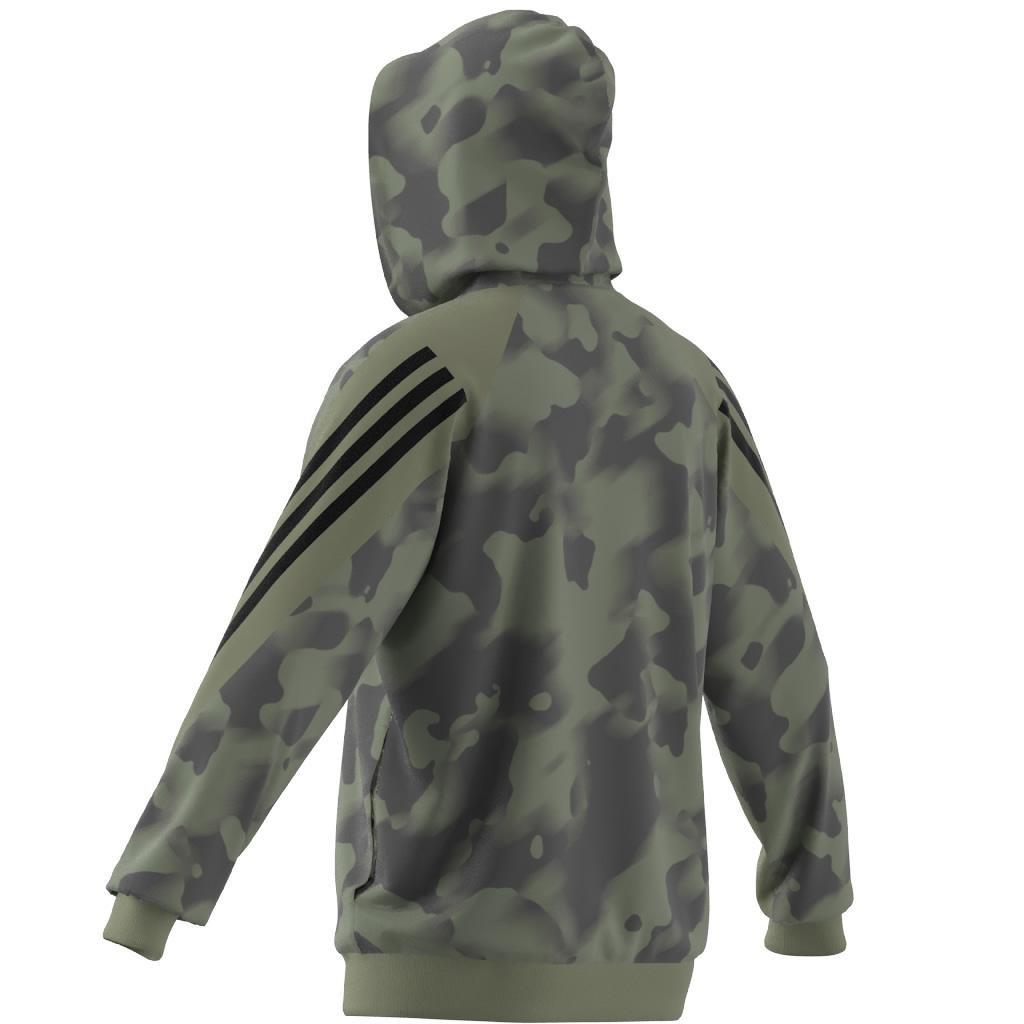 Future Icons 3-Stripes Allover Print Full-Zip Hoodie, Multicolour, A701_ONE, large image number 10