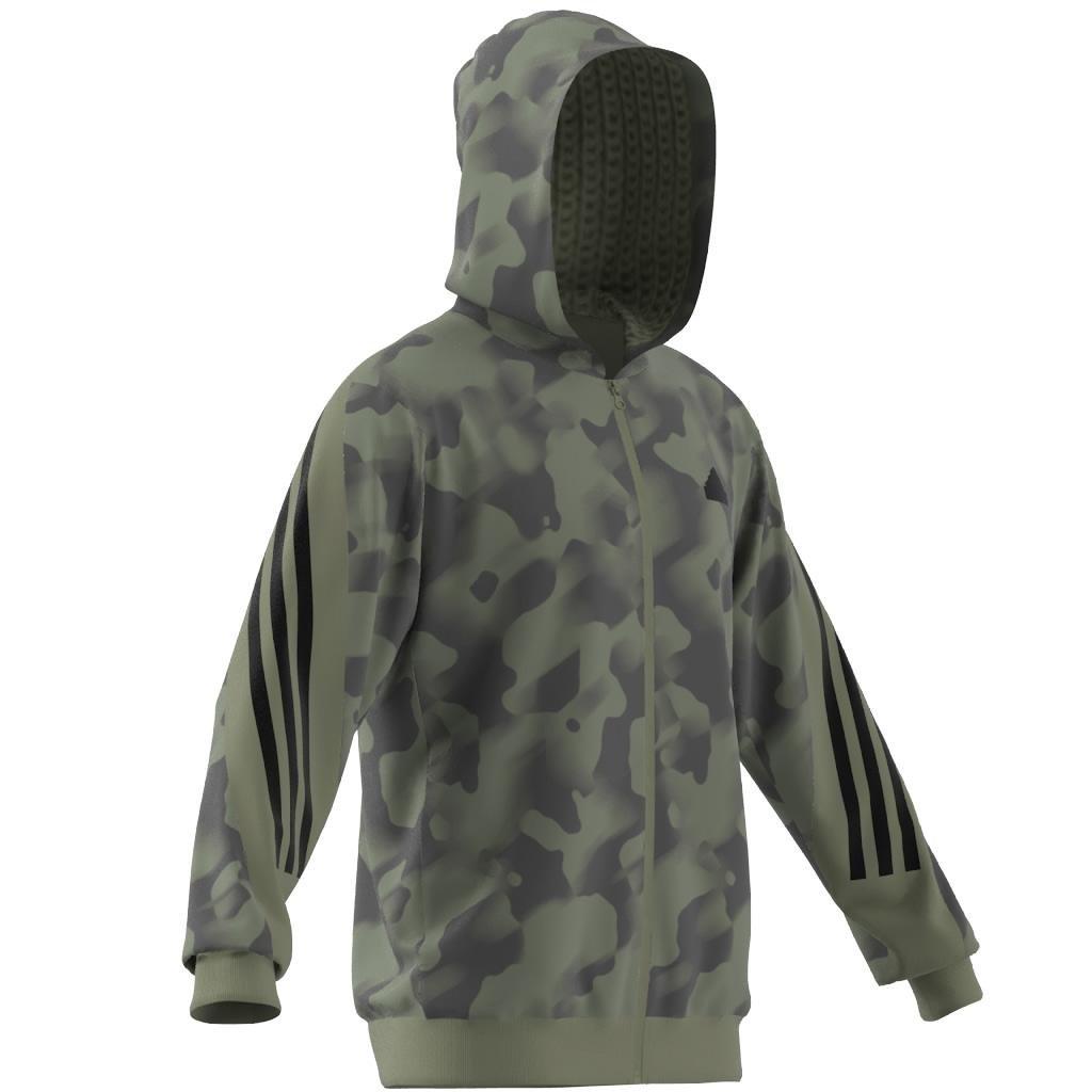 Future Icons 3-Stripes Allover Print Full-Zip Hoodie, Multicolour, A701_ONE, large image number 11