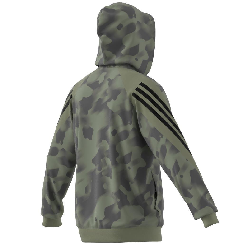 Future Icons 3-Stripes Allover Print Full-Zip Hoodie, Multicolour, A701_ONE, large image number 13