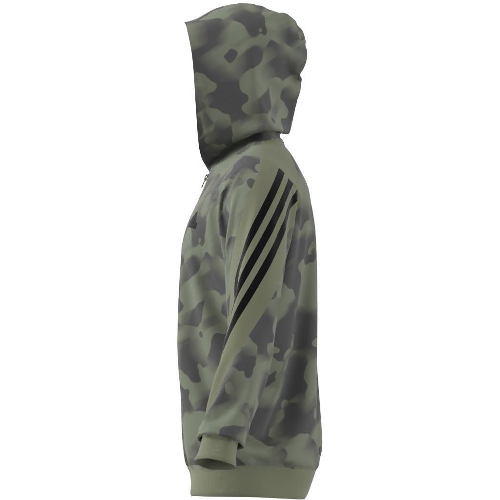 Future Icons 3-Stripes Allover Print Full-Zip Hoodie, Multicolour, A701_ONE, large image number 14