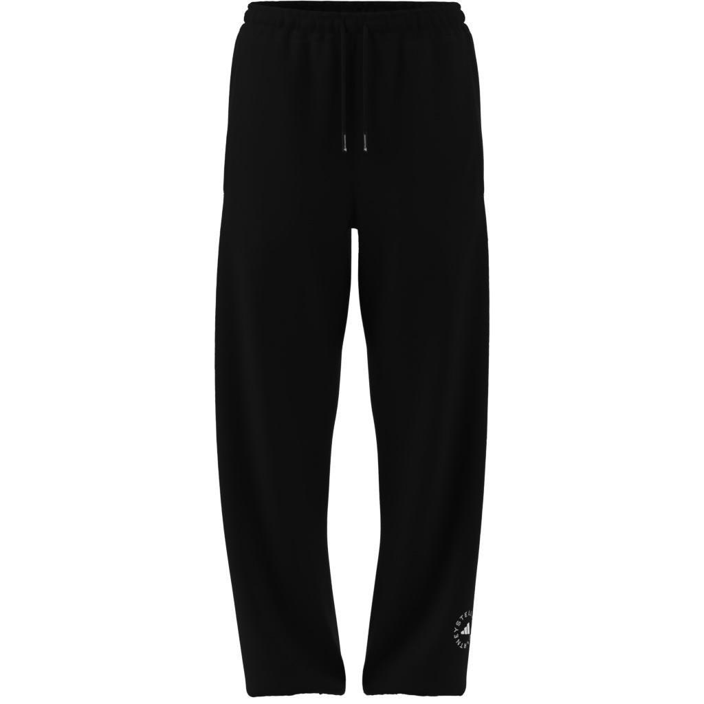 adidas by Stella McCartney Loose Sweat Tracksuit Bottoms, Black, A701_ONE, large image number 11