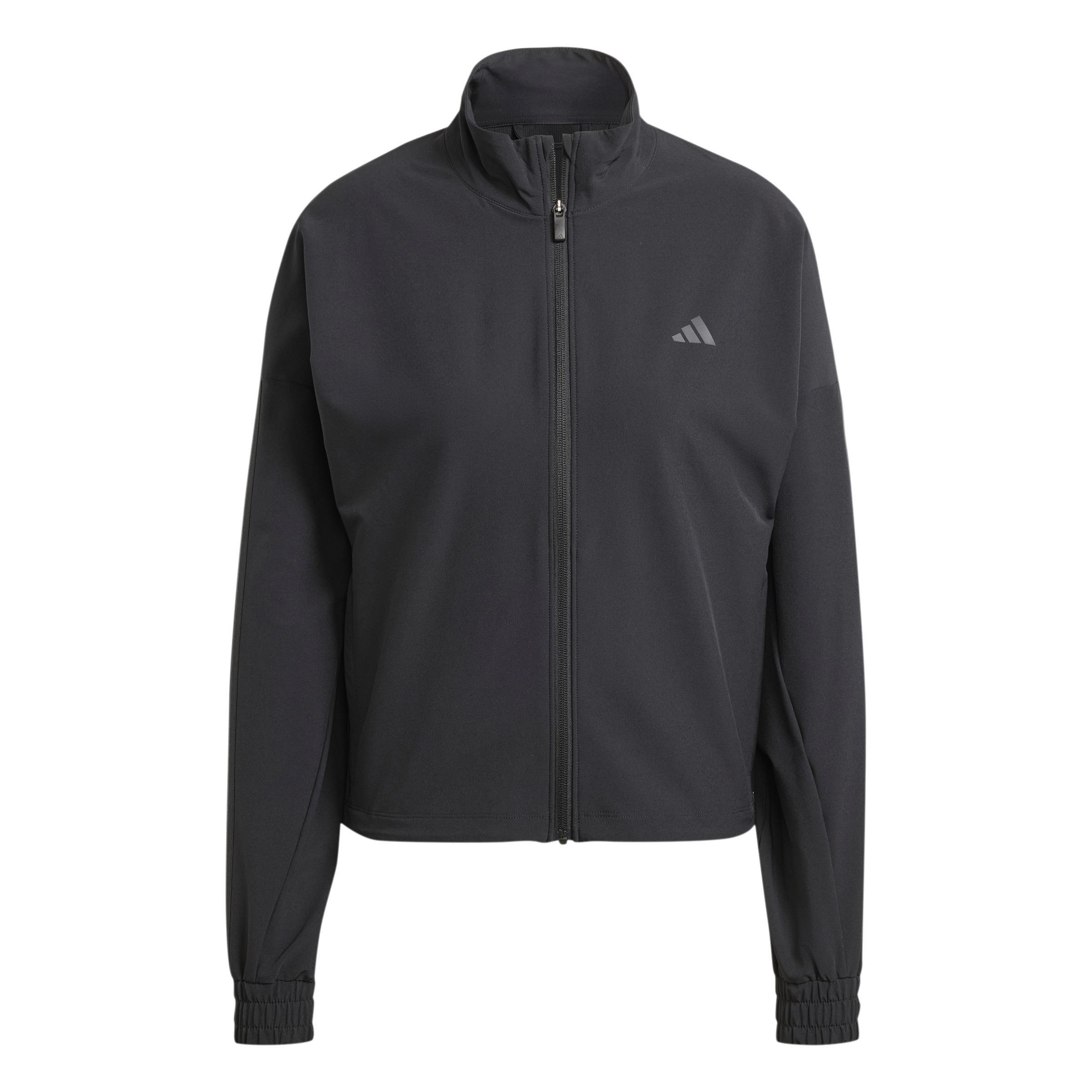 Pacer All Gym Tonal 3-Stripes Woven Jacket, Black, , large image number 2