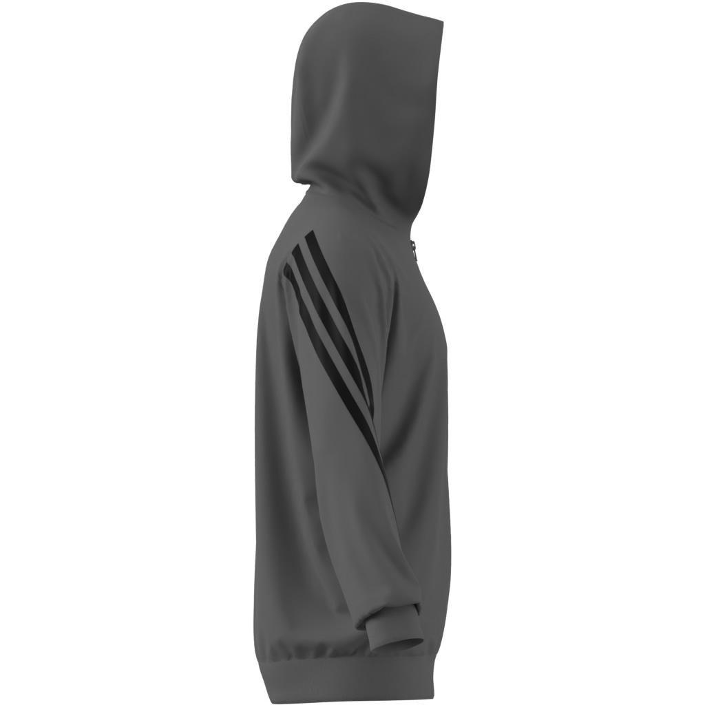 Future Icons 3 Stripes Full-Zip Hoodie, Grey, A701_ONE, large image number 6