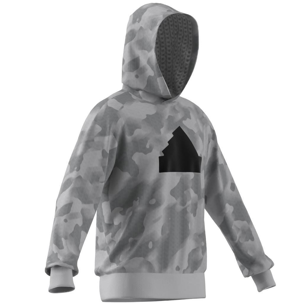 Future Icons Badge of Sport Allover Print Hoodie, Grey, A701_ONE, large image number 4