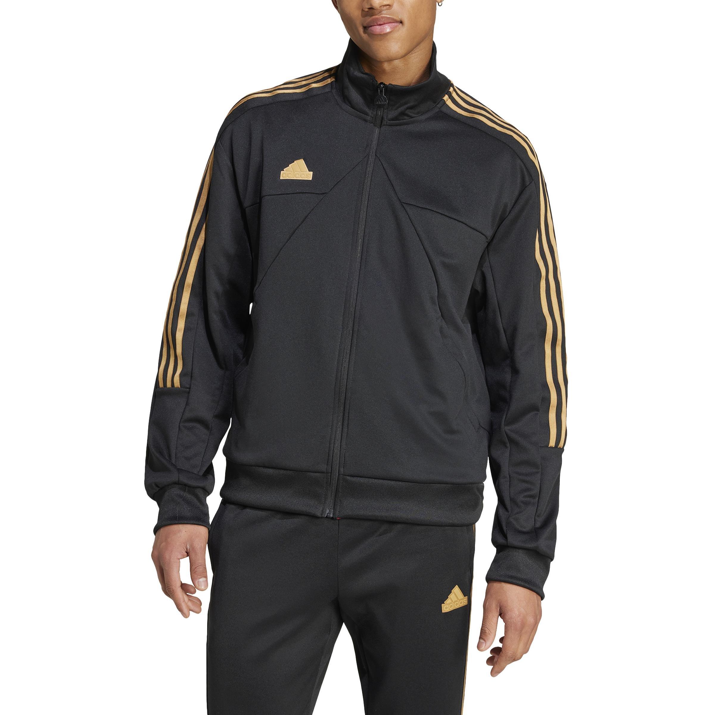 House Of Tiro Nations Pack Track Top, Black, A701_ONE, large image number 2