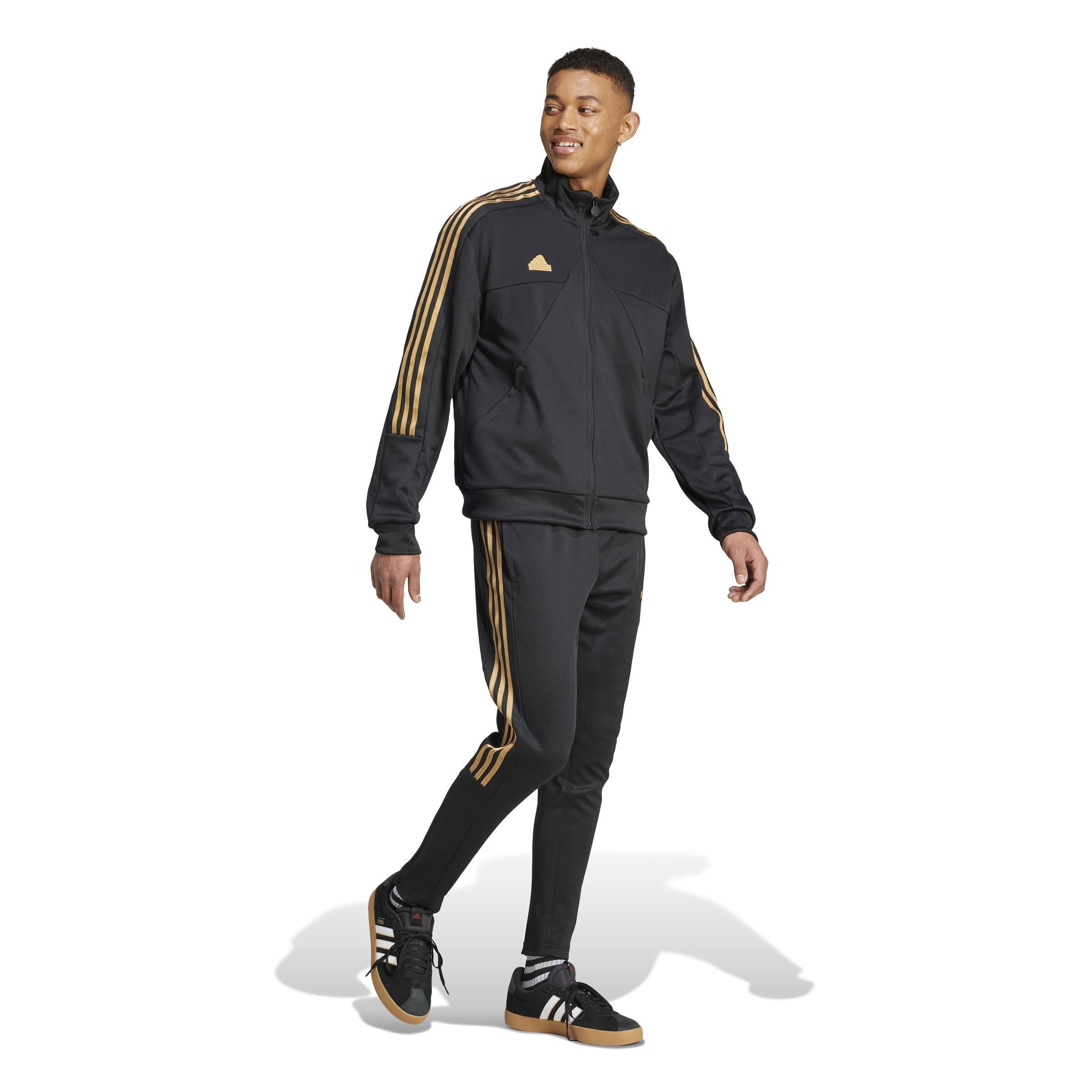 House Of Tiro Nations Pack Track Top, Black, A701_ONE, large image number 6