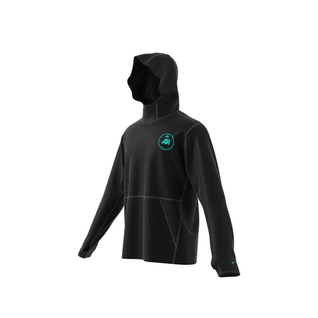 Own the Run Runners Hoodie (Gender Neutral), Black, A701_ONE, large image number 7