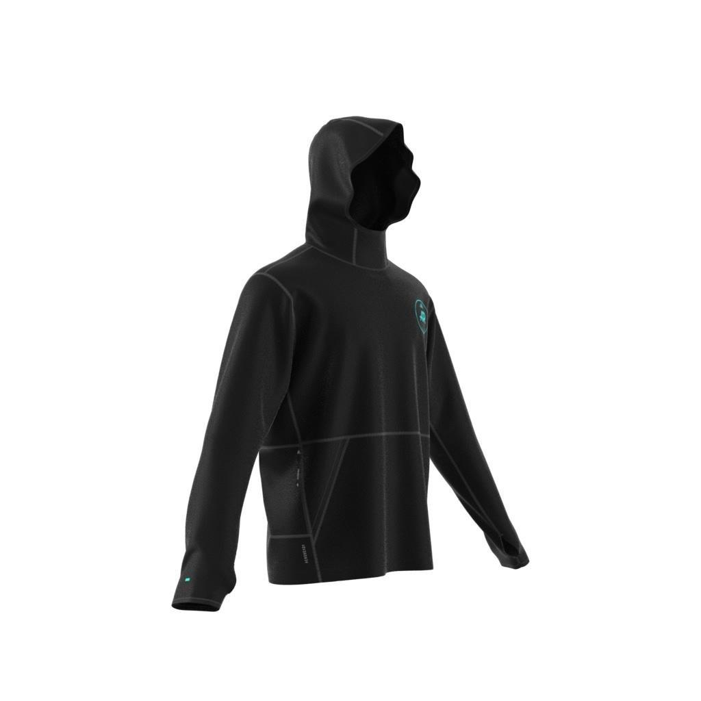 Own the Run Runners Hoodie (Gender Neutral), Black, A701_ONE, large image number 14