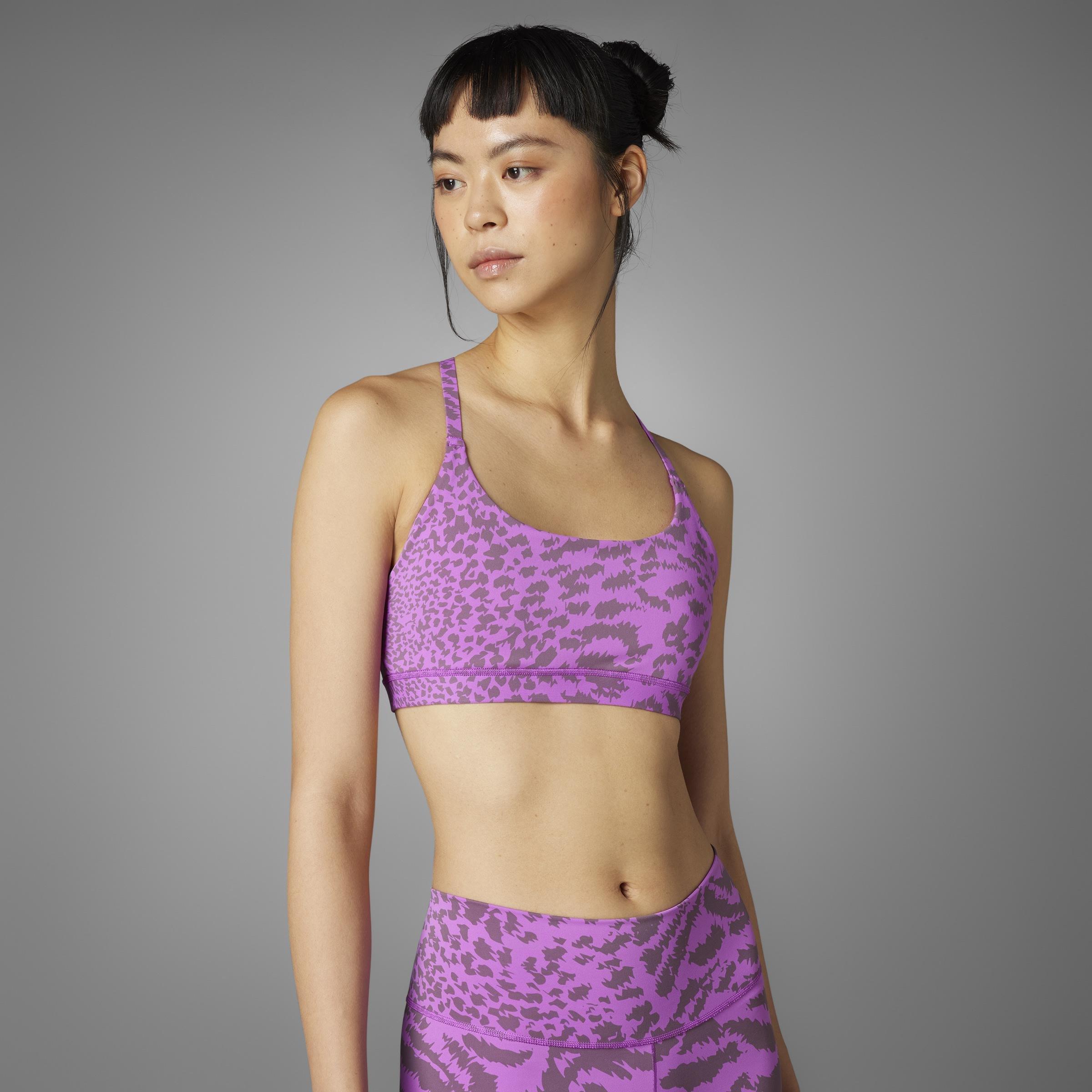 All Me Light-Support All-Over Print Bra, Purple, A701_ONE, large image number 14