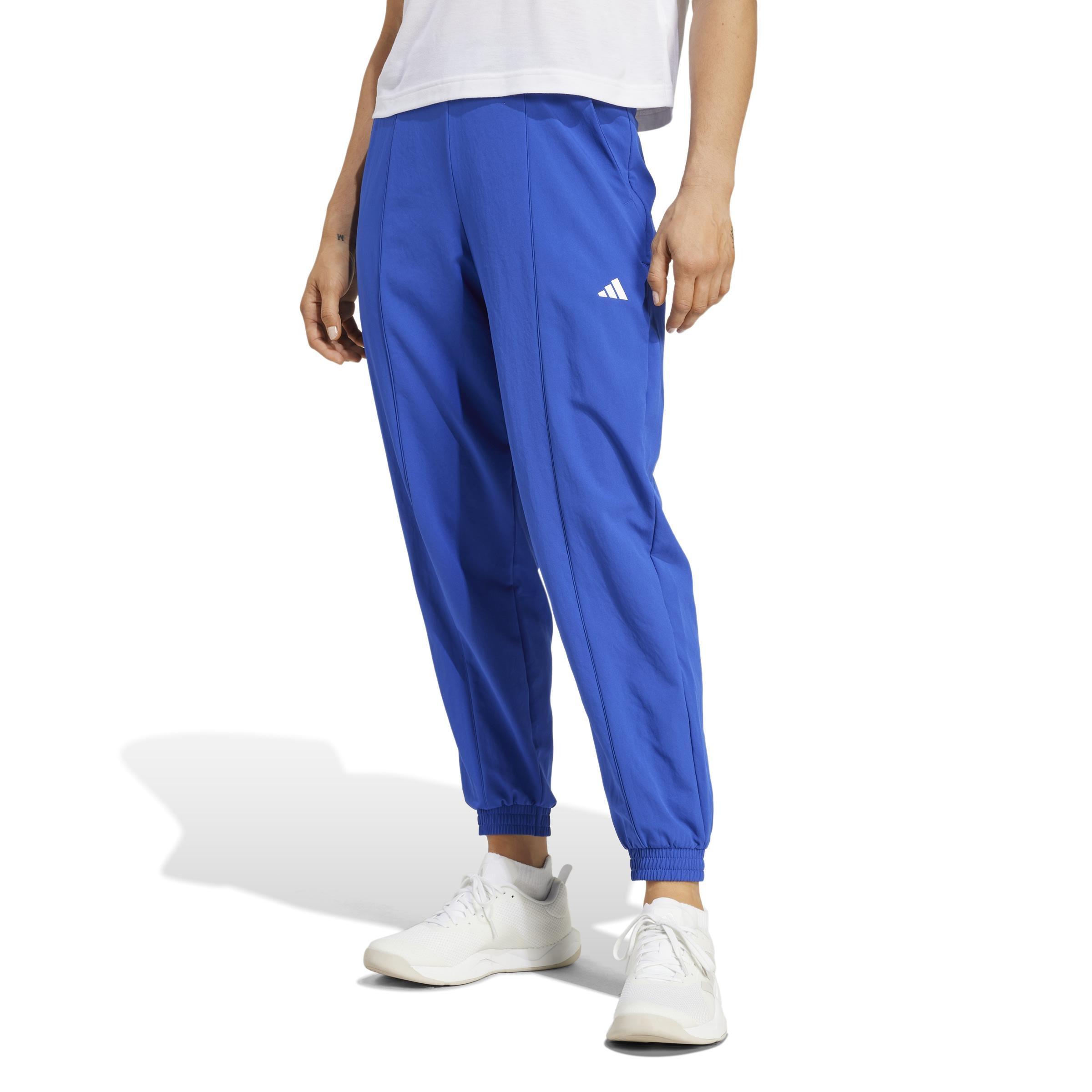 Aeroready Workout Essentials Minimal Branding Woven Pants, Blue, A701_ONE, large image number 7