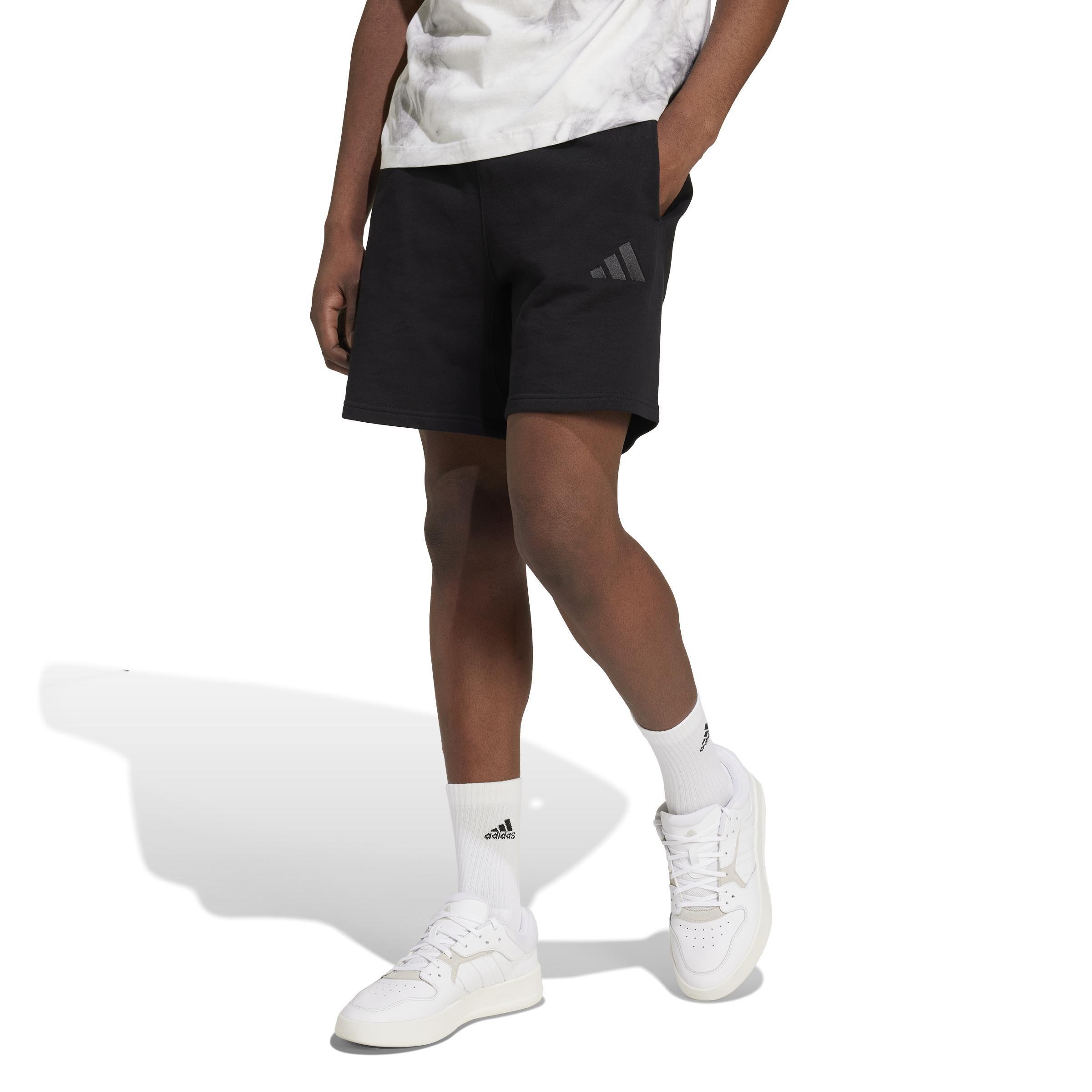 ALL SZN French Terry Shorts, Black, A701_ONE, large image number 8