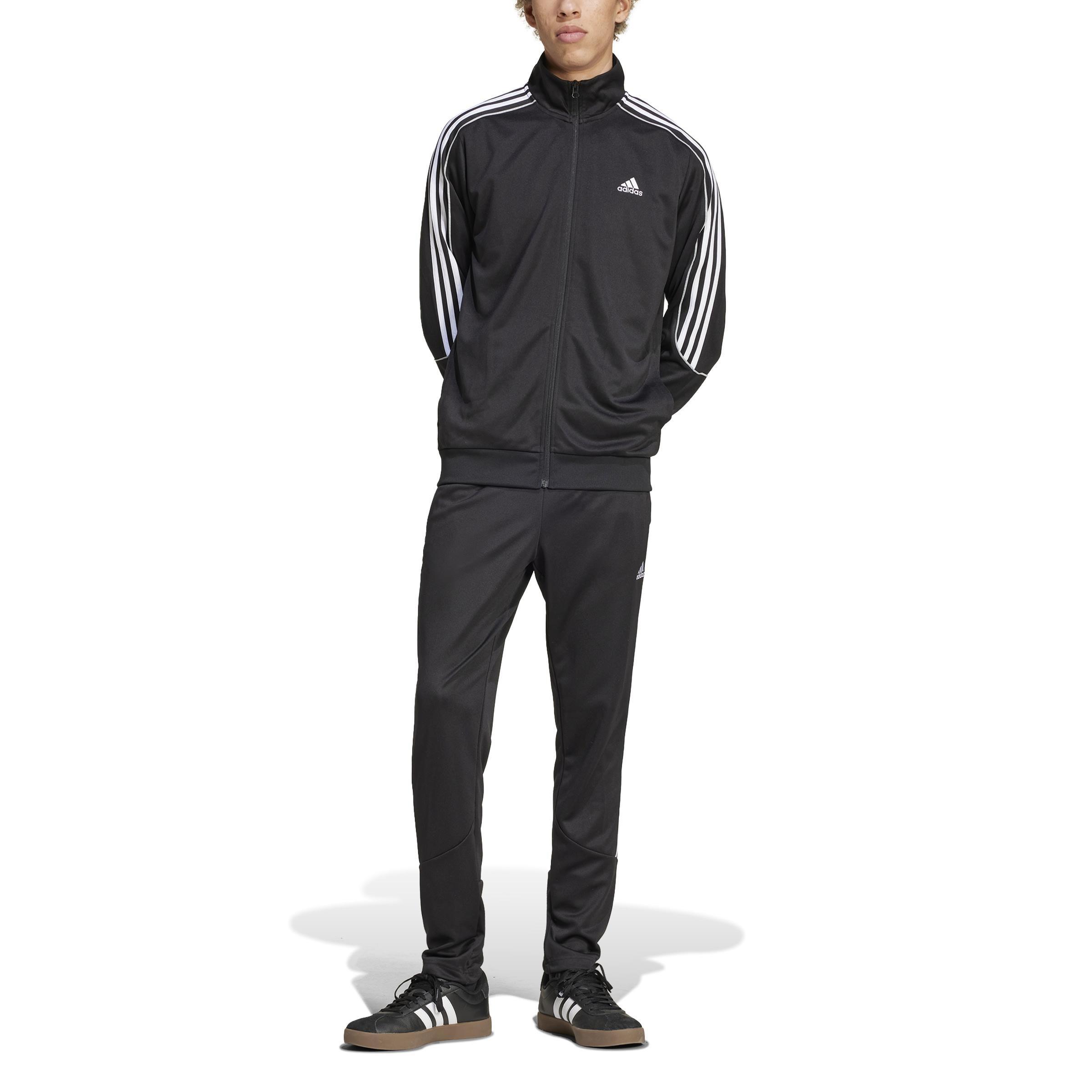 Sportswear 3-Stripes Doubleknit Track Suit, Black, A701_ONE, large image number 0