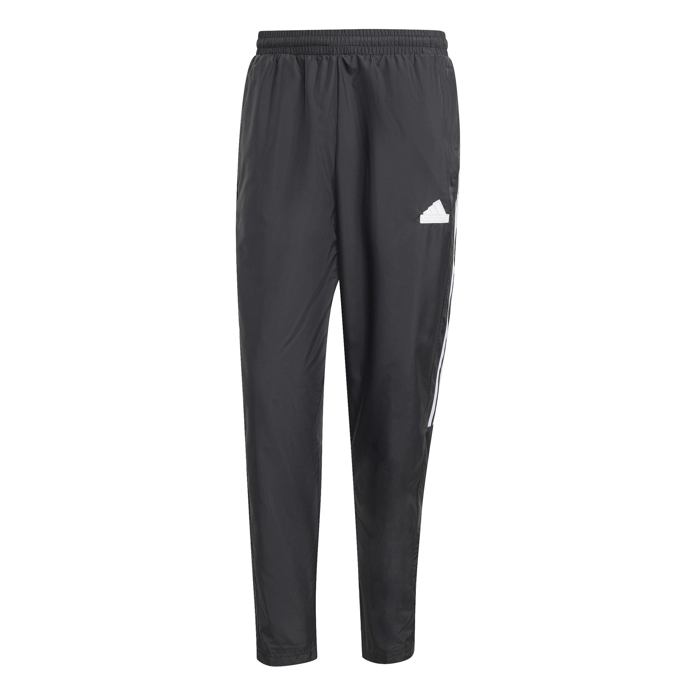 House Of Tiro Woven Tracksuit Bottoms, Black, A701_ONE, large image number 1