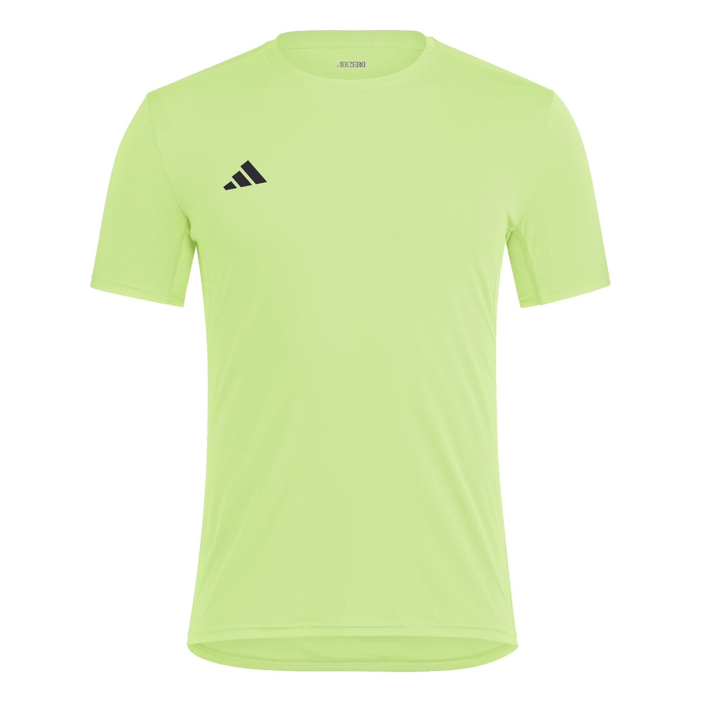 Adizero Essentials Running T-Shirt, Green, A701_ONE, large image number 1