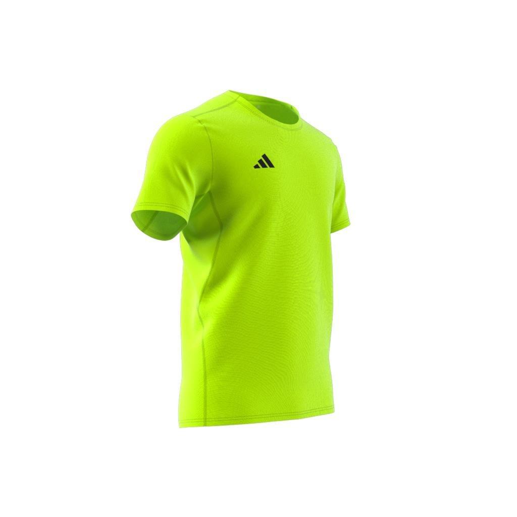 Adizero Essentials Running T-Shirt, Green, A701_ONE, large image number 9