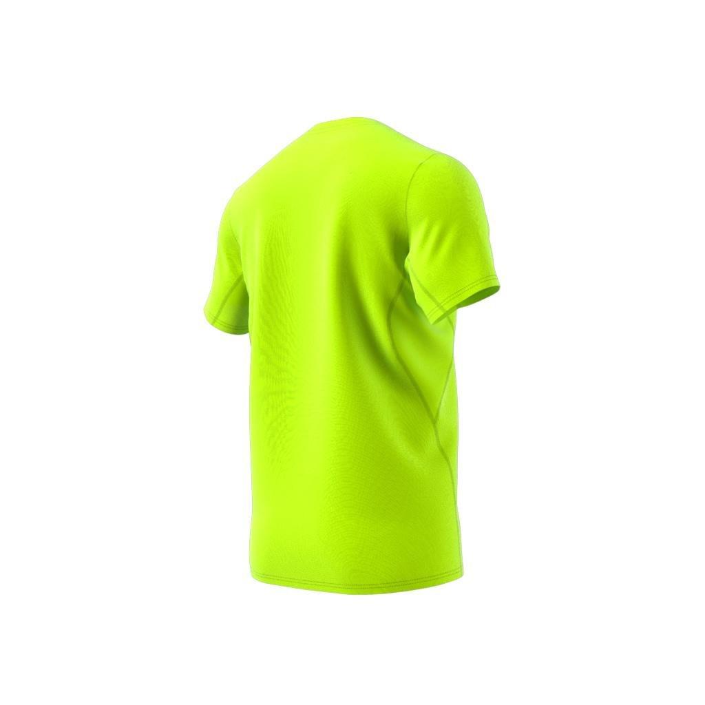 Adizero Essentials Running T-Shirt, Green, A701_ONE, large image number 13