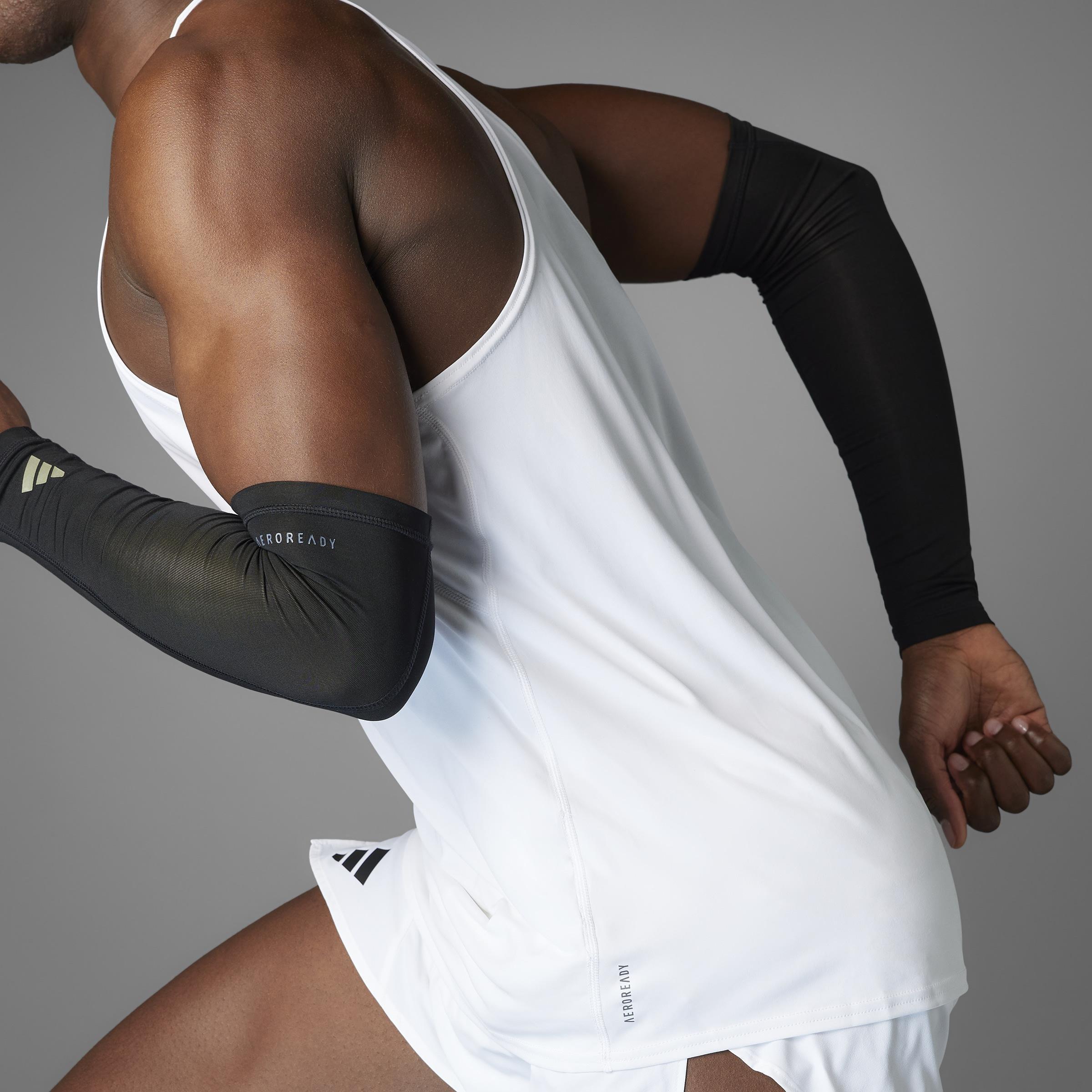Adizero Essentials Running Tank Top, White, , large image number 14