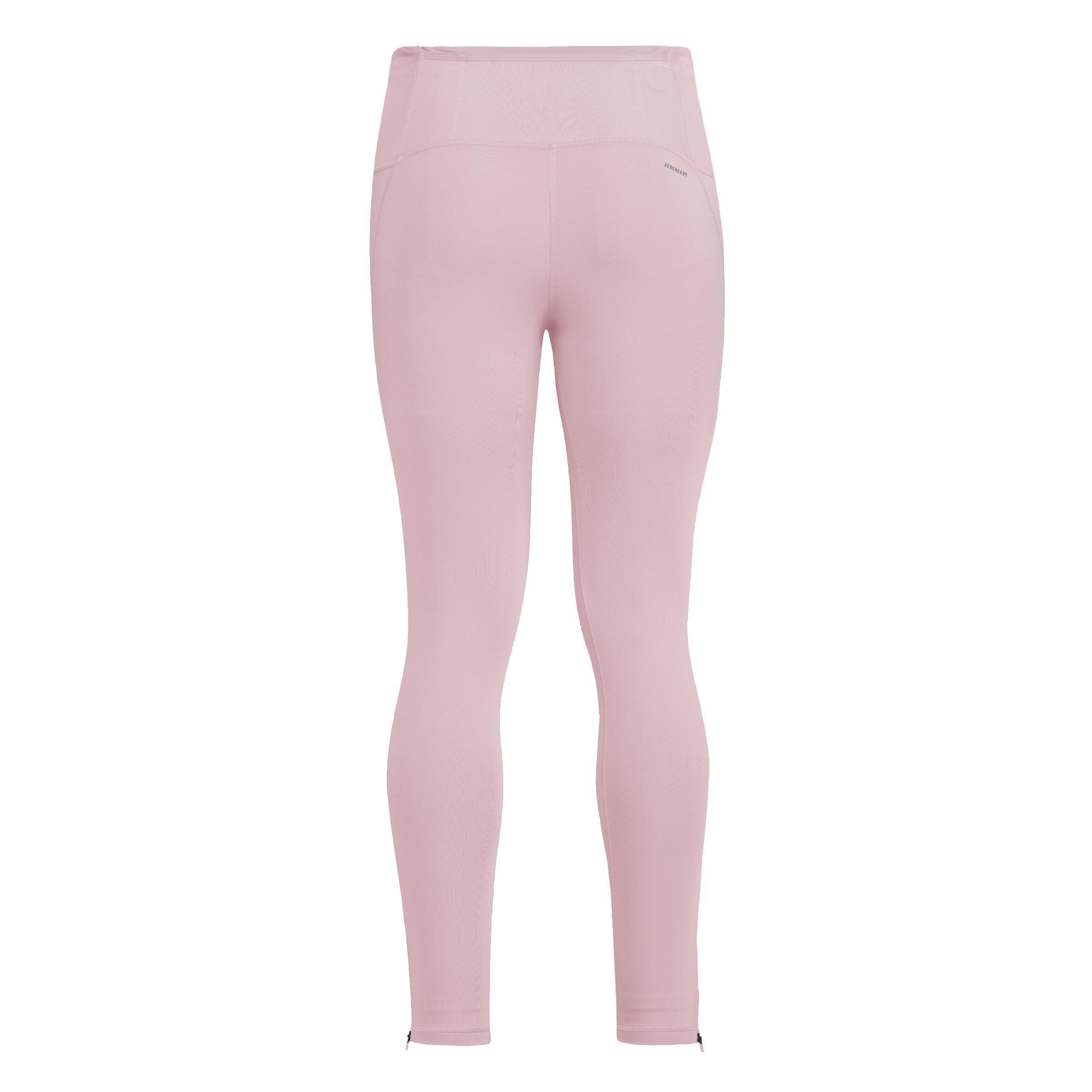 Adizero Essentials Full-Length Leggings, Pink, A701_ONE, large image number 3