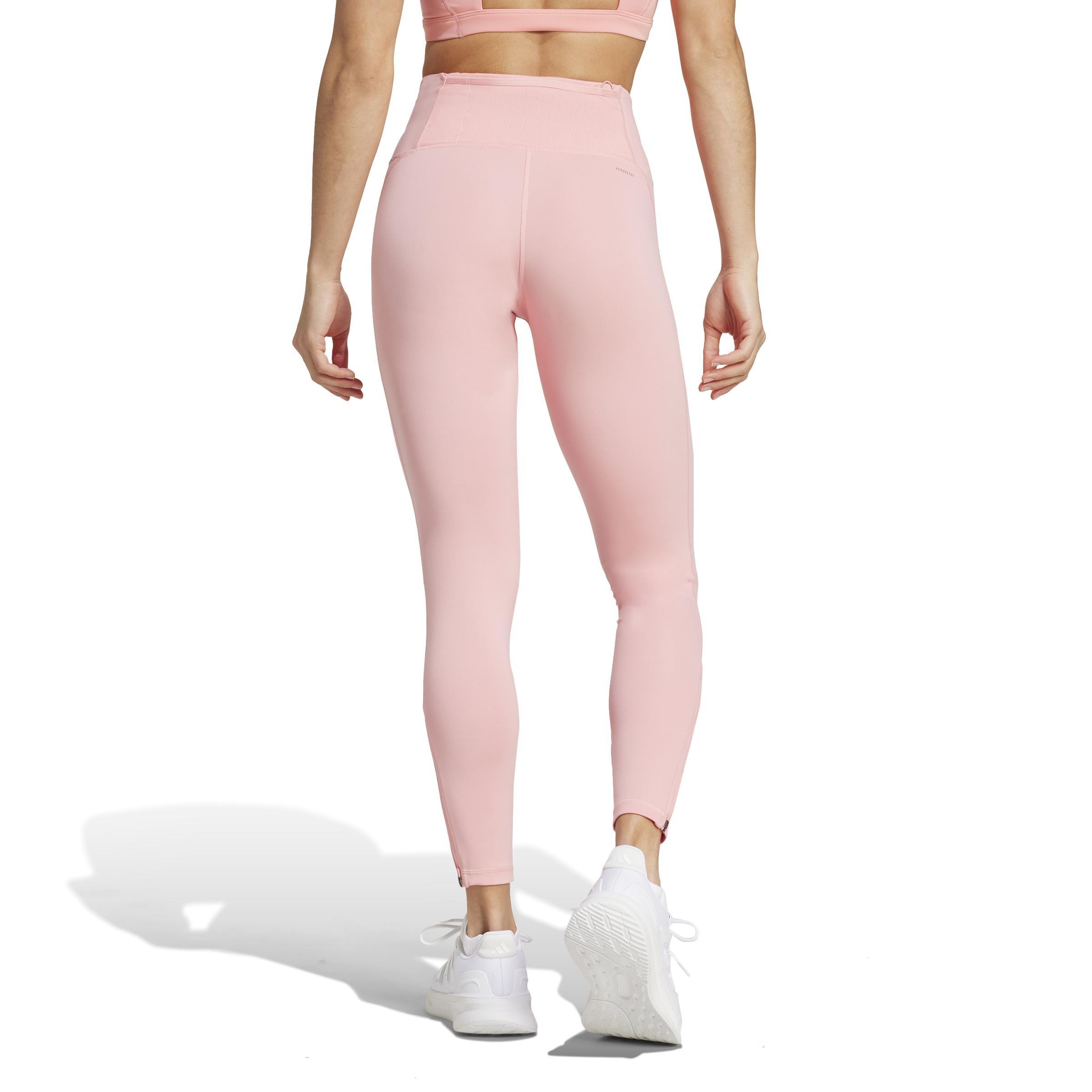 Adizero Essentials Full-Length Leggings, Pink, A701_ONE, large image number 4