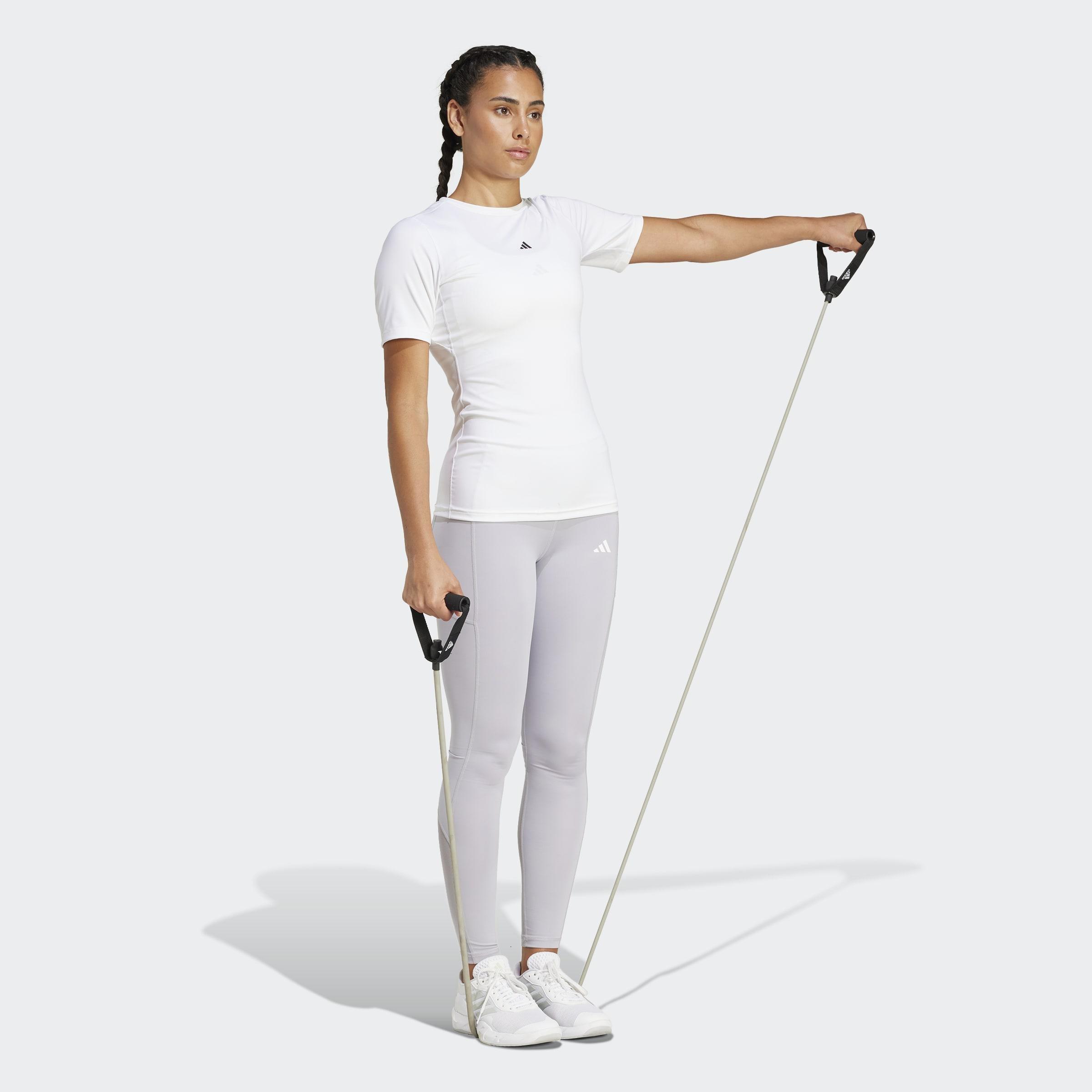 TECHFIT Training T-Shirt, White, A701_ONE, large image number 5