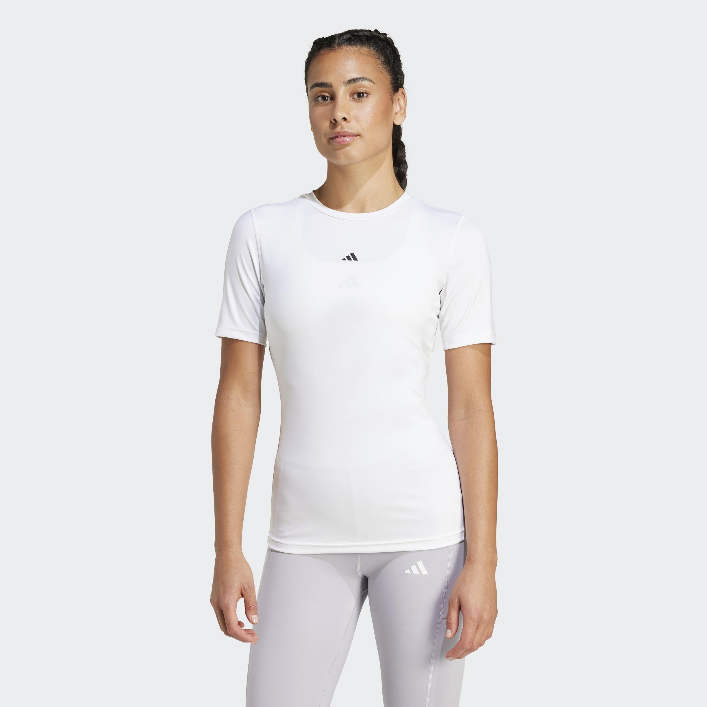 TECHFIT Training T-Shirt, White, A701_ONE, large image number 6