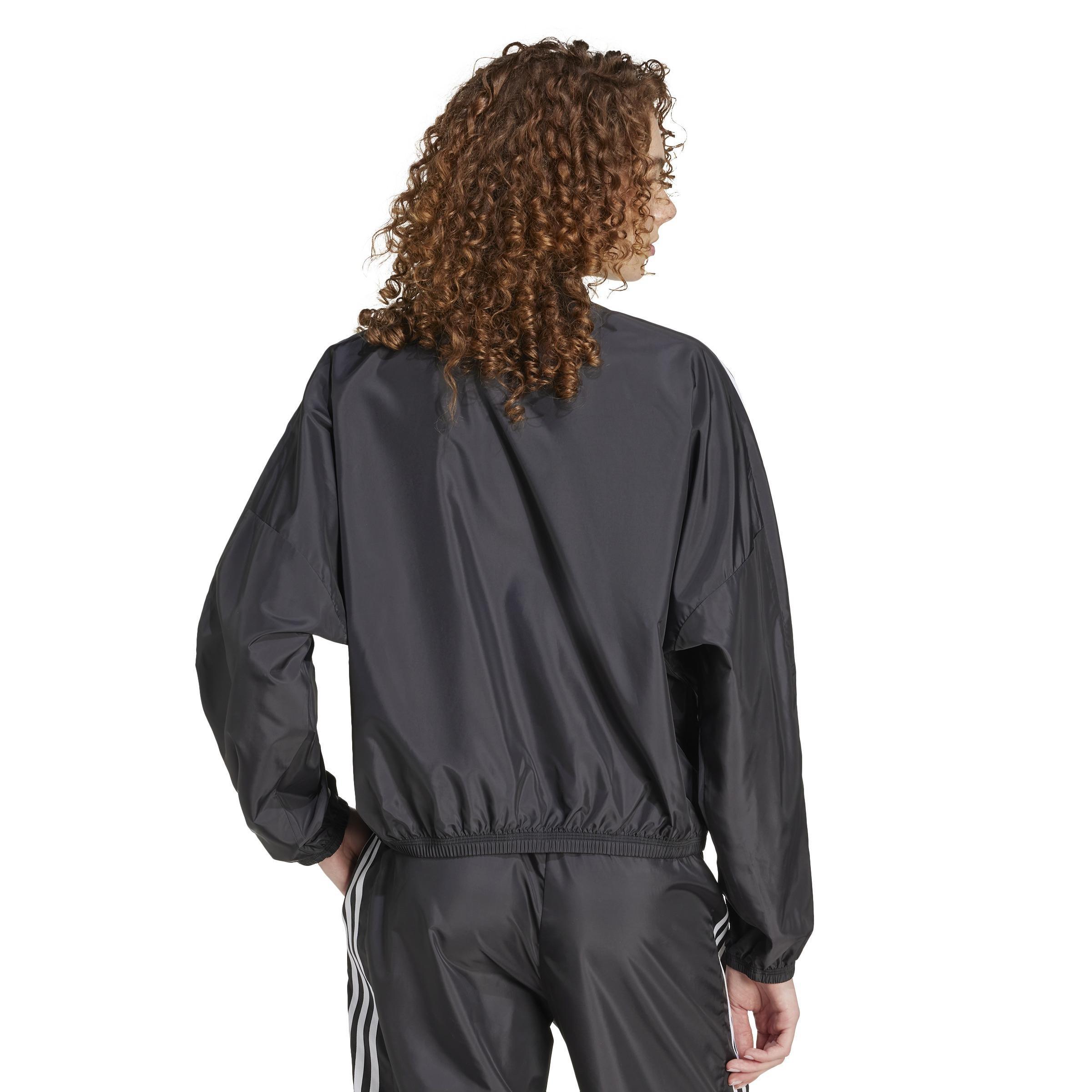 Tiro Cut 3-Stripes Summer Woven Track Top, Black, A701_ONE, large image number 3