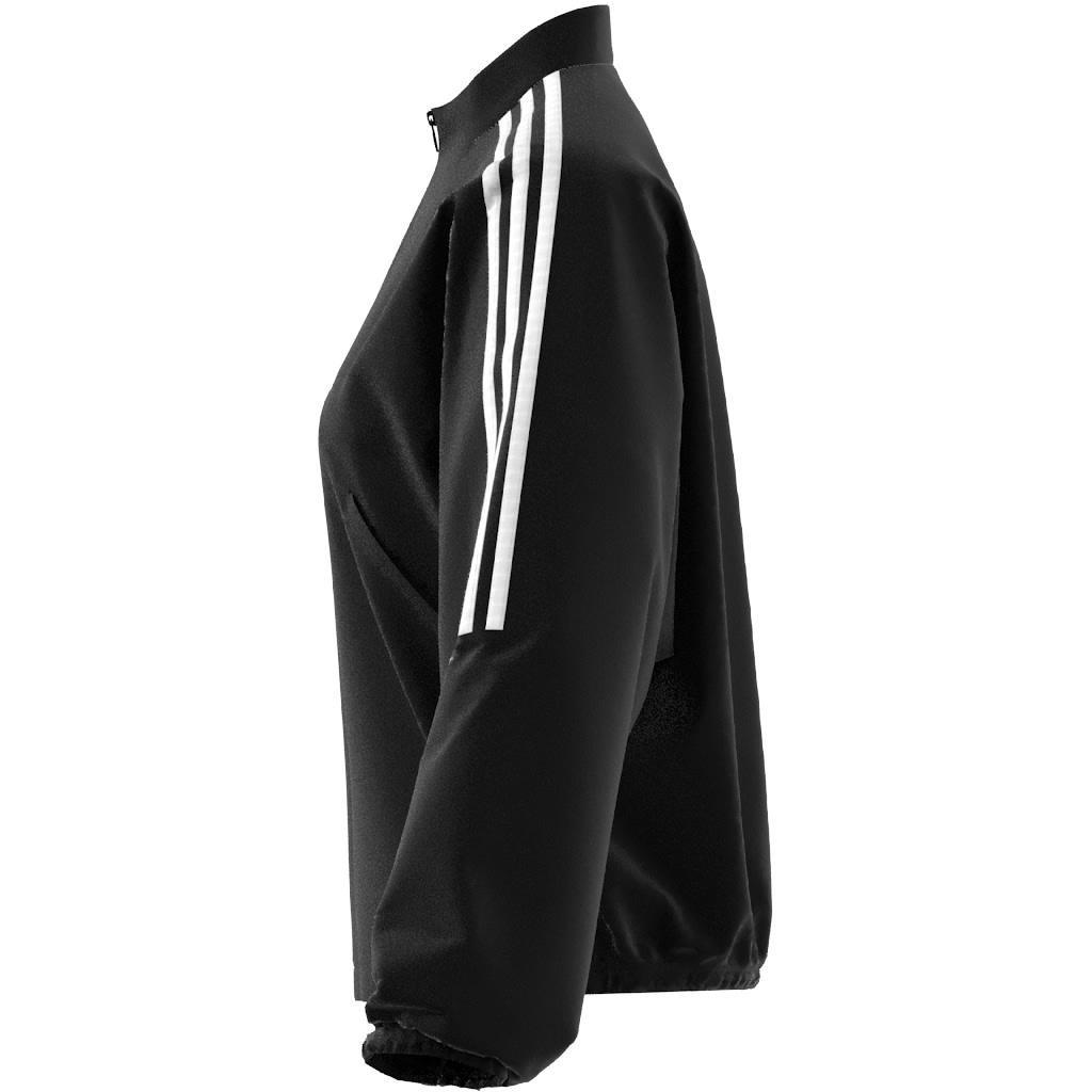 Tiro Cut 3-Stripes Summer Woven Track Top, Black, A701_ONE, large image number 13