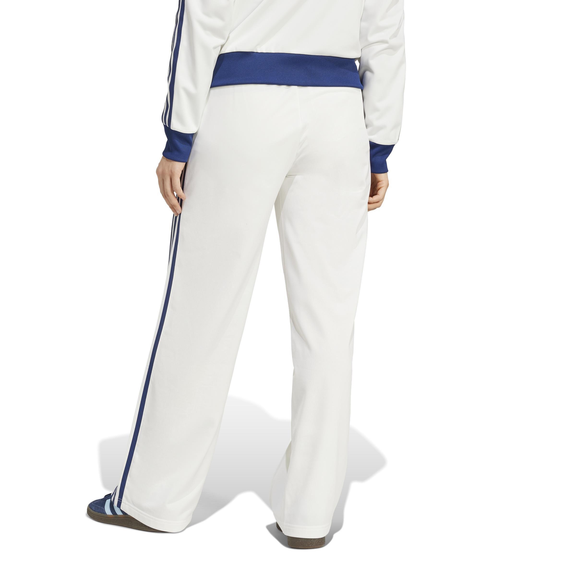 Women Firebird Badge Track Tracksuit Bottoms, White, A701_ONE, large image number 2