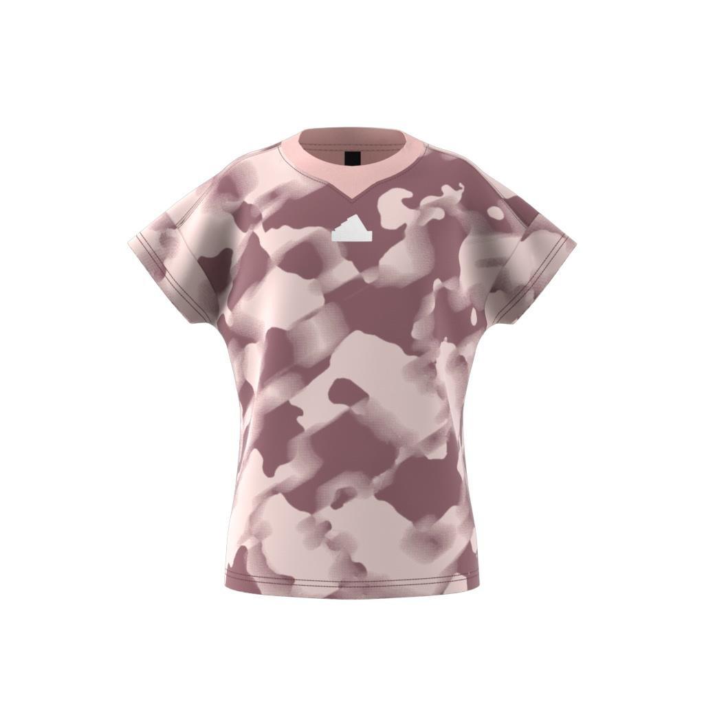 Future Icons Camo Printed T-Shirt, Red, A701_ONE, large image number 7