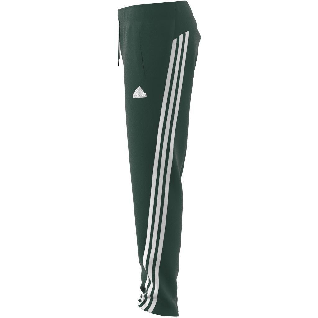 Future Icons 3-Stripes Ankle-Length Tracksuit Bottoms, Green, A701_ONE, large image number 8