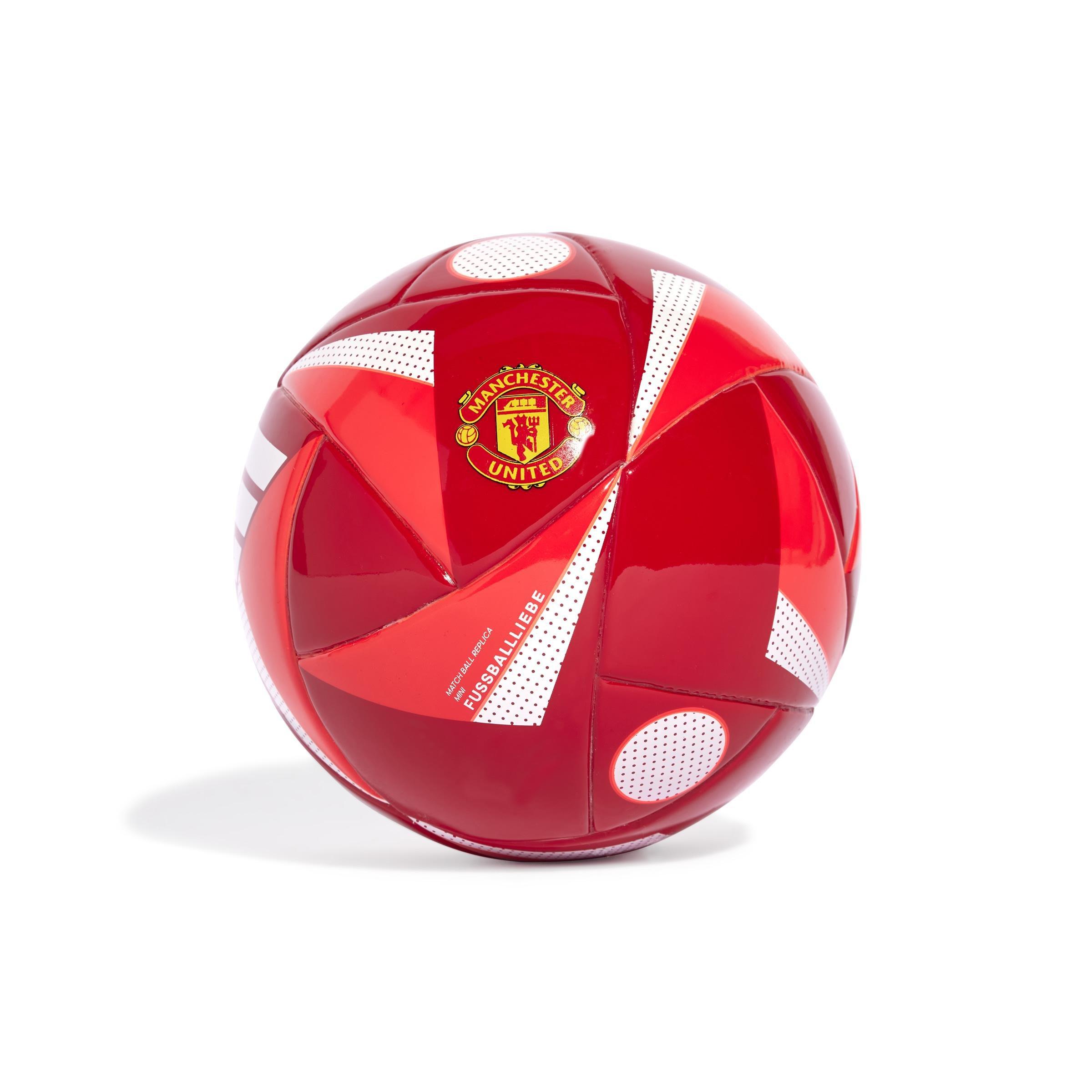 Unisex Manchester United Home Mini Ball, Red, A701_ONE, large image number 0
