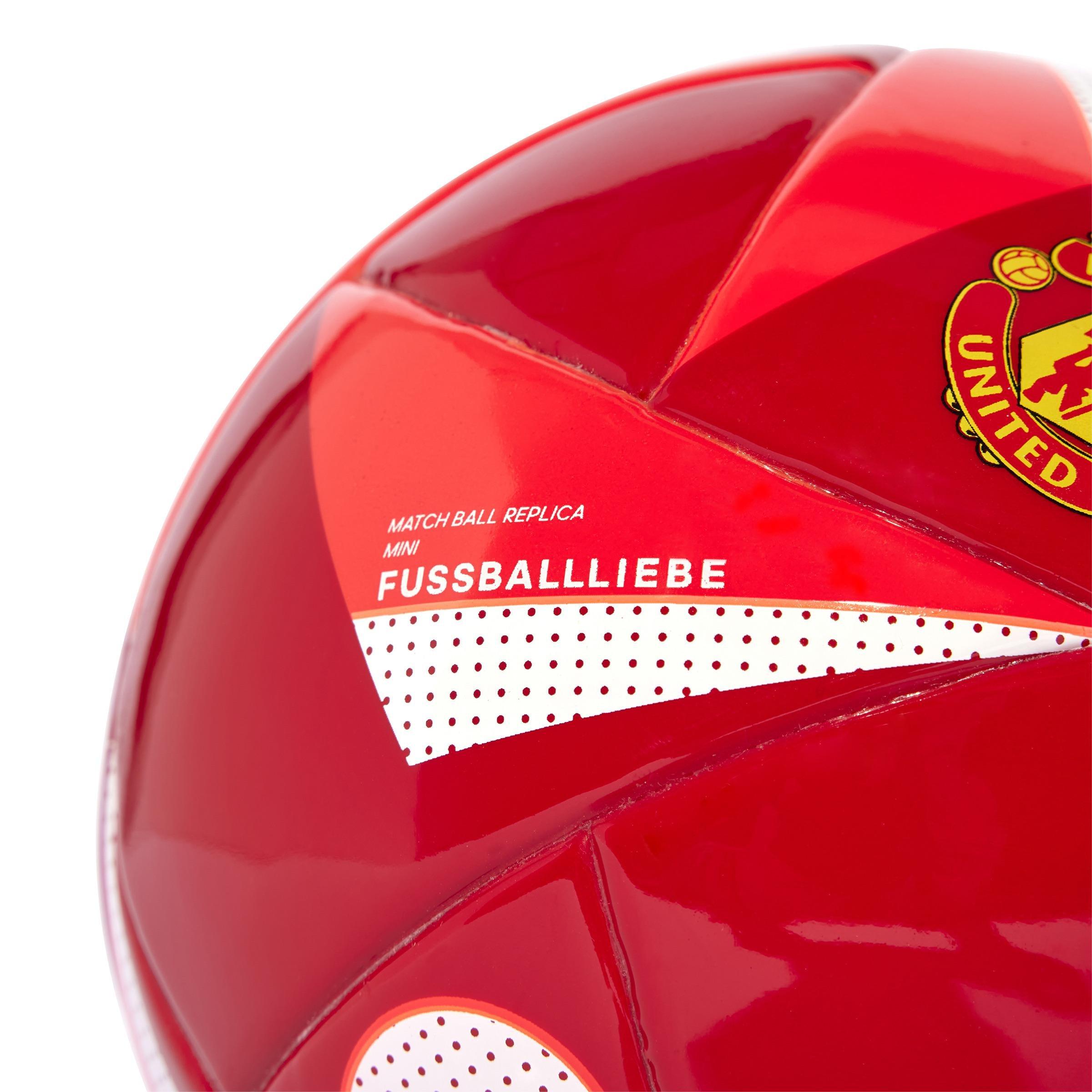 Unisex Manchester United Home Mini Ball, Red, A701_ONE, large image number 3