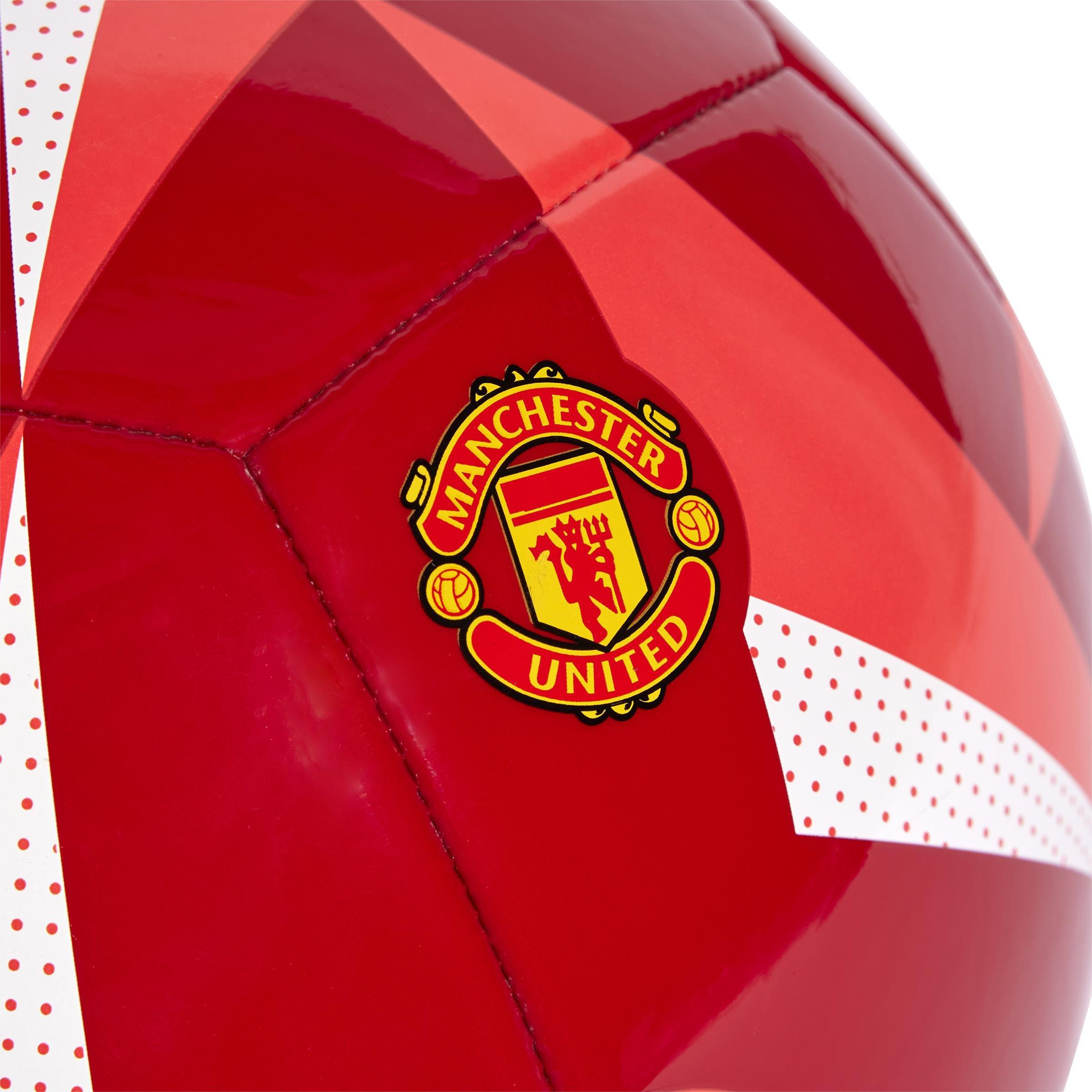 Unisex Manchester United Home Club Ball, Red, A701_ONE, large image number 3