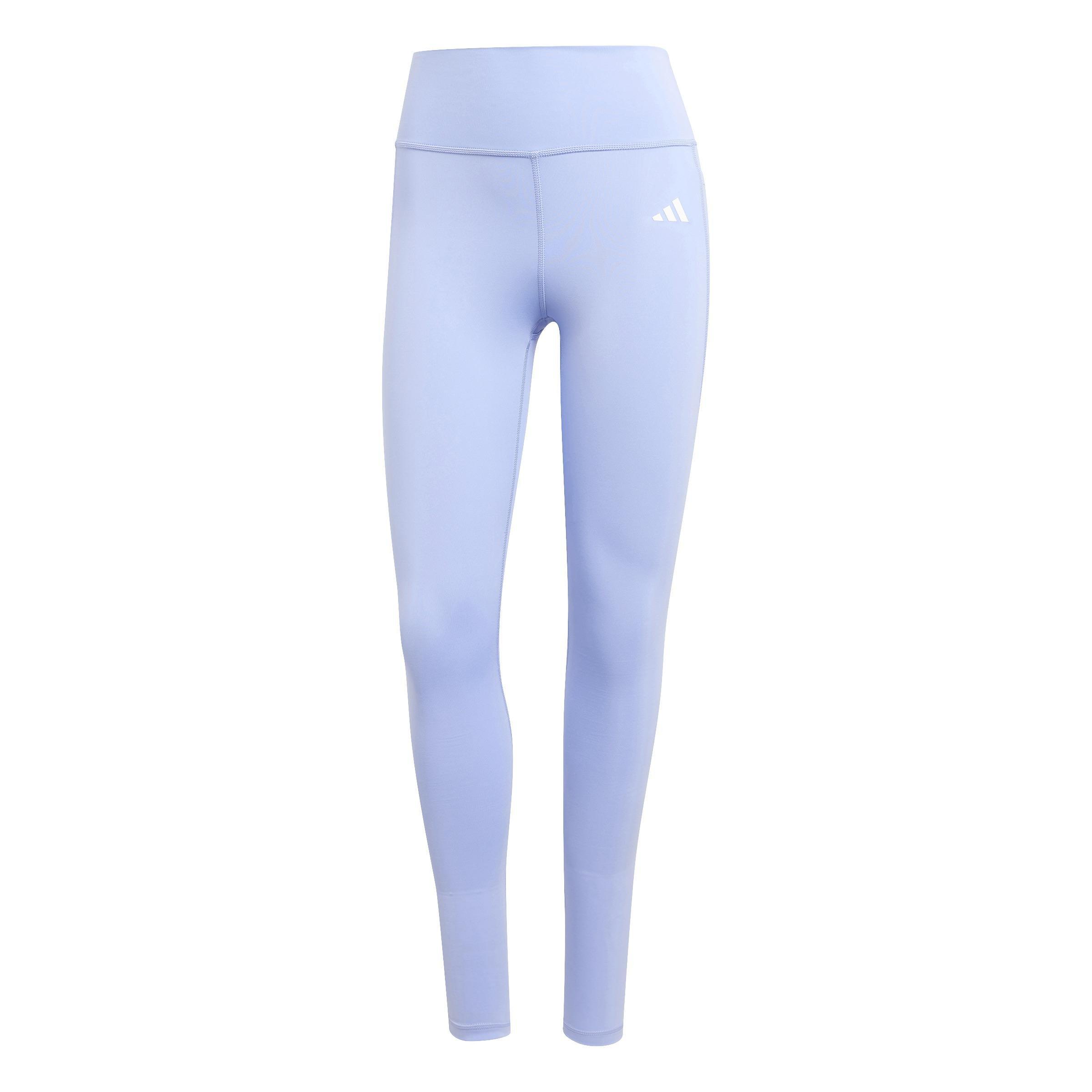 Adidas Optime Essentials Stash Pocket Full Length Leggings, Blue, A701_ONE, large image number 0