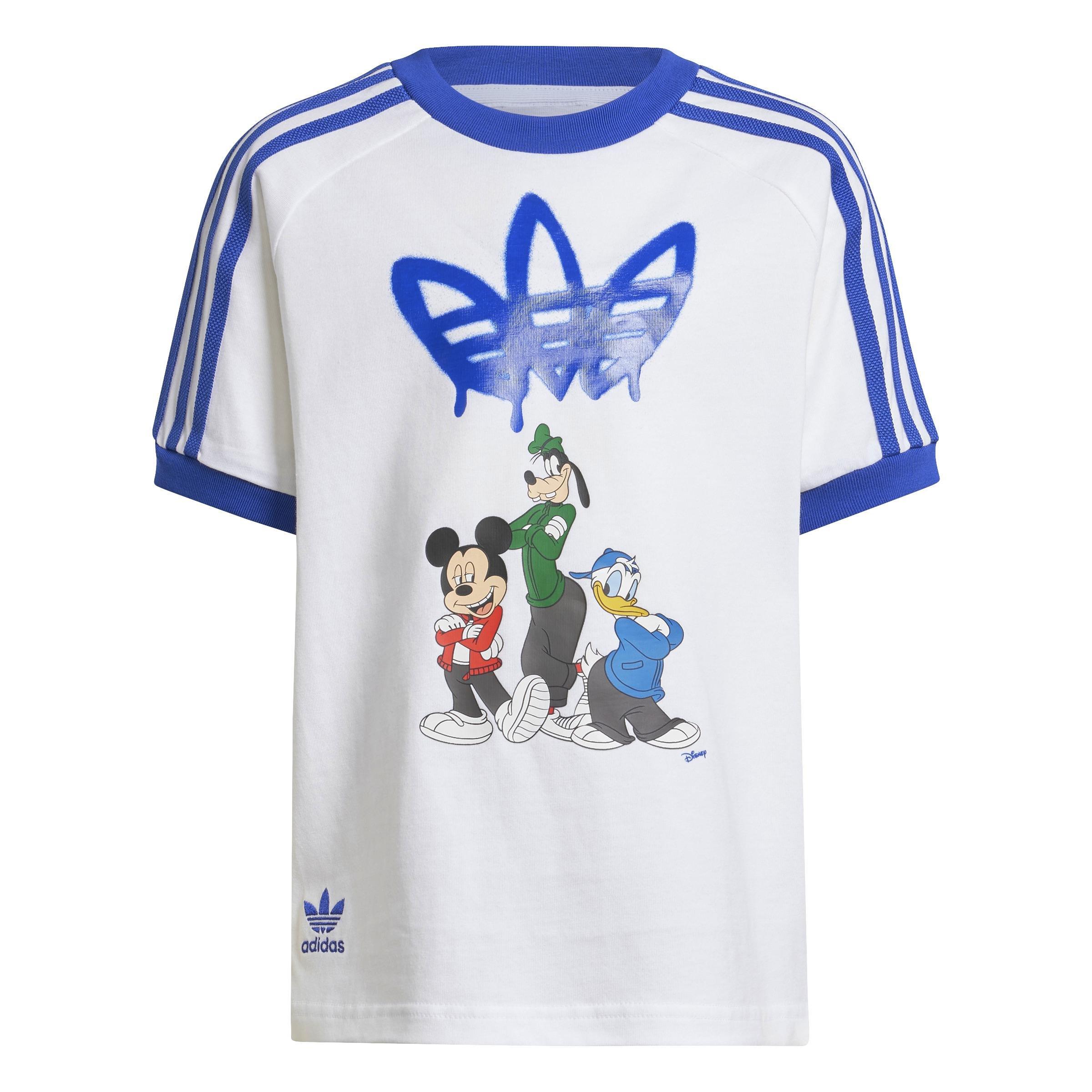 Kids Unisex Disney Mickey Mouse Shorts Tee Set, White, A701_ONE, large image number 12